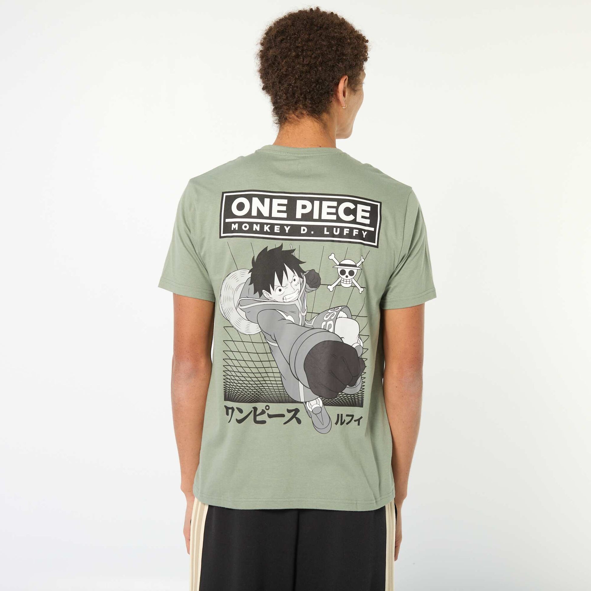 T-shirt imprimé 'One piece' VERT