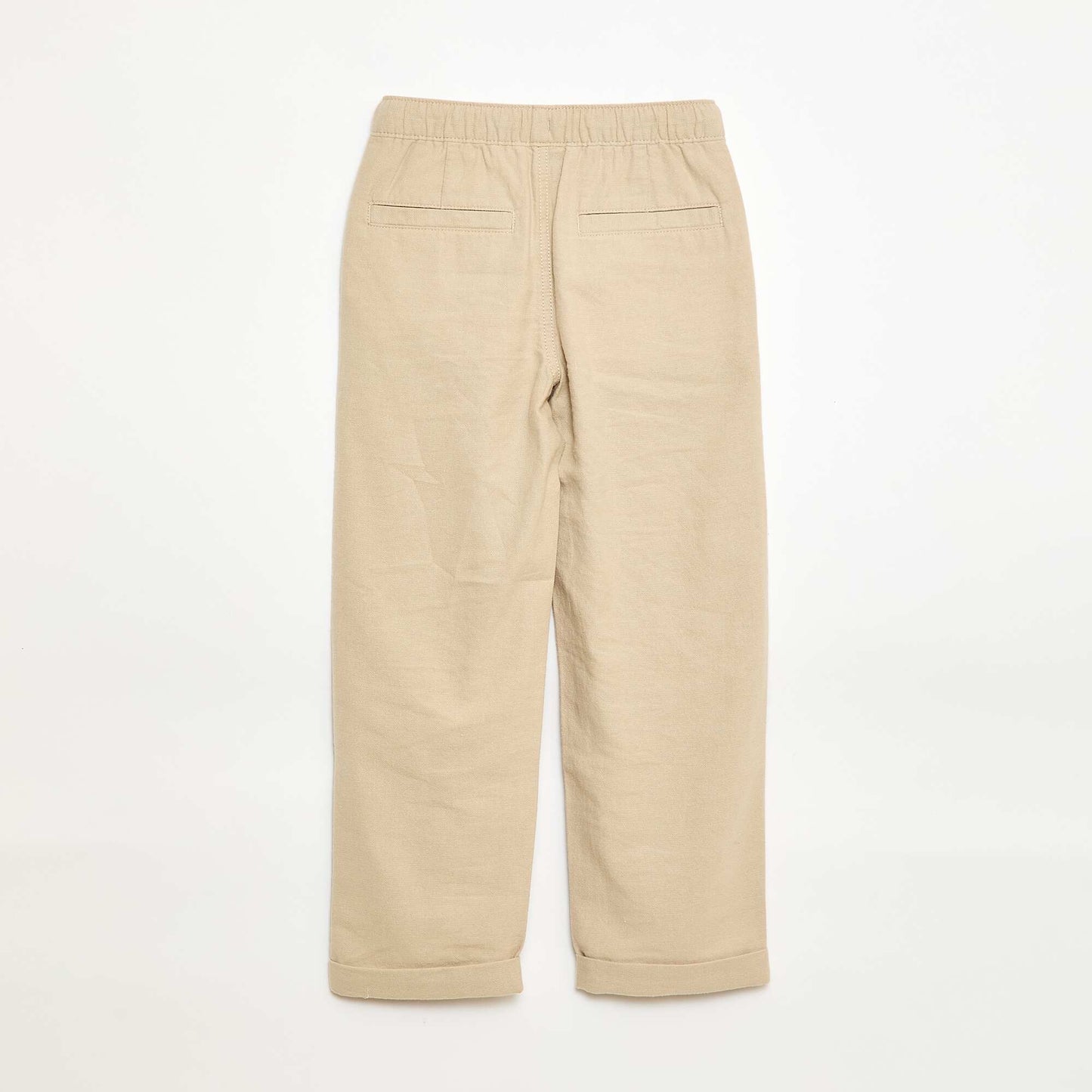 Pantalon en lin mélangé BEIGE