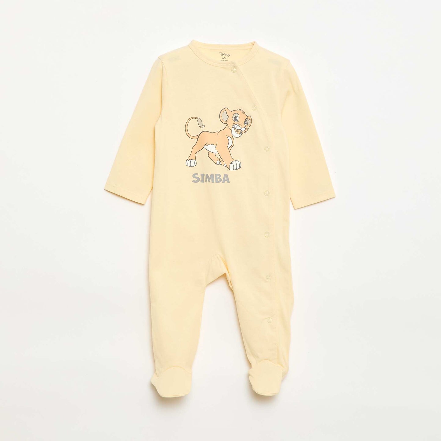 Pyjama dors bien 'Disney' en coton JAUNE