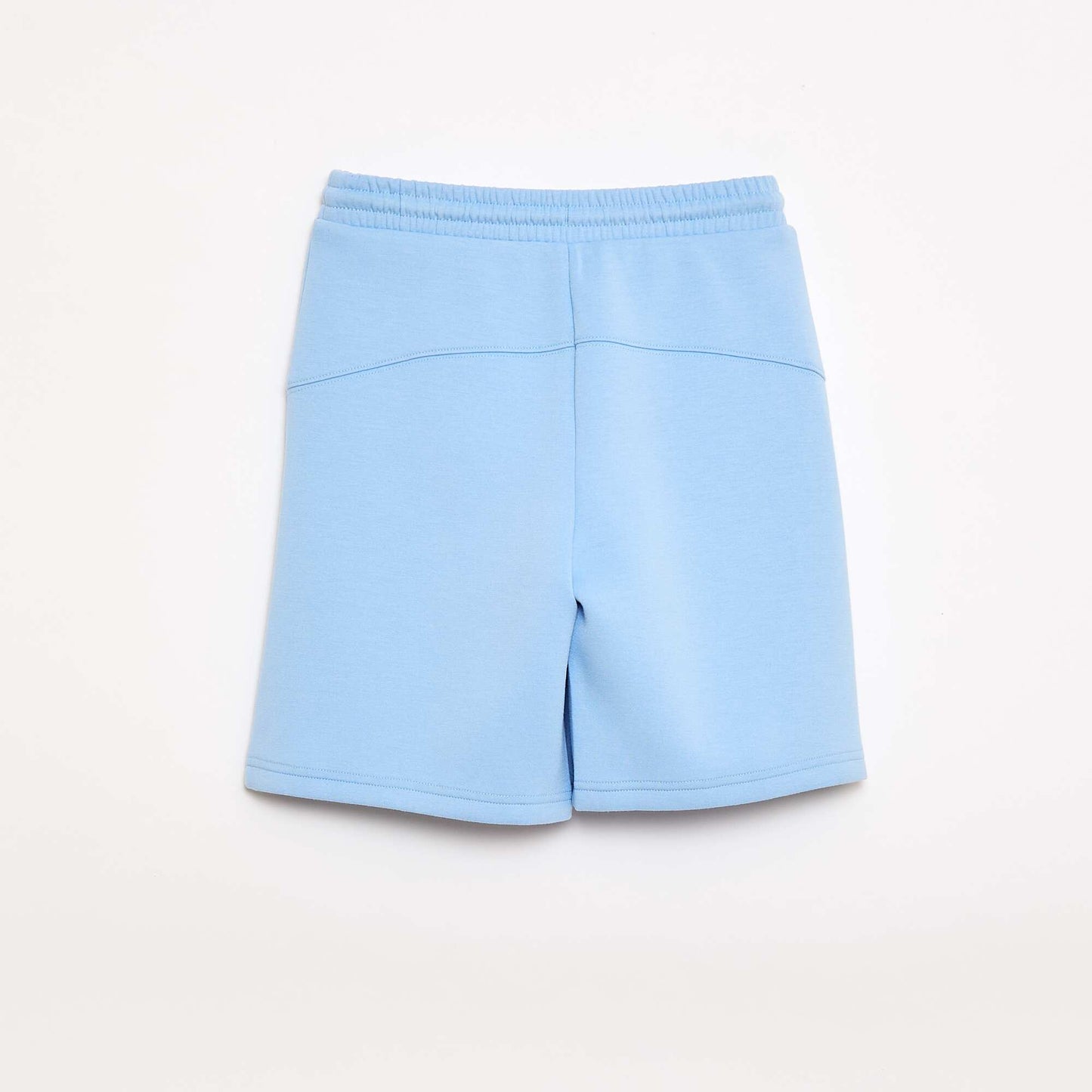 Bermuda en molleton avec poches zippées BEIGE