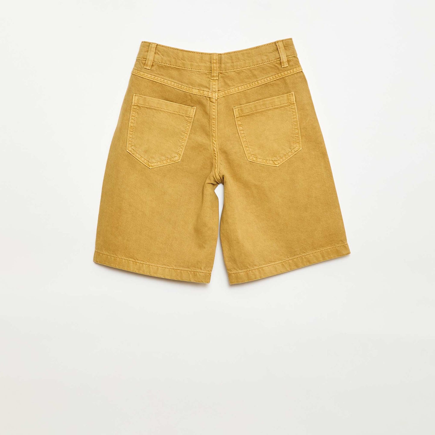 Bermuda en twill 5 poches JAUNE