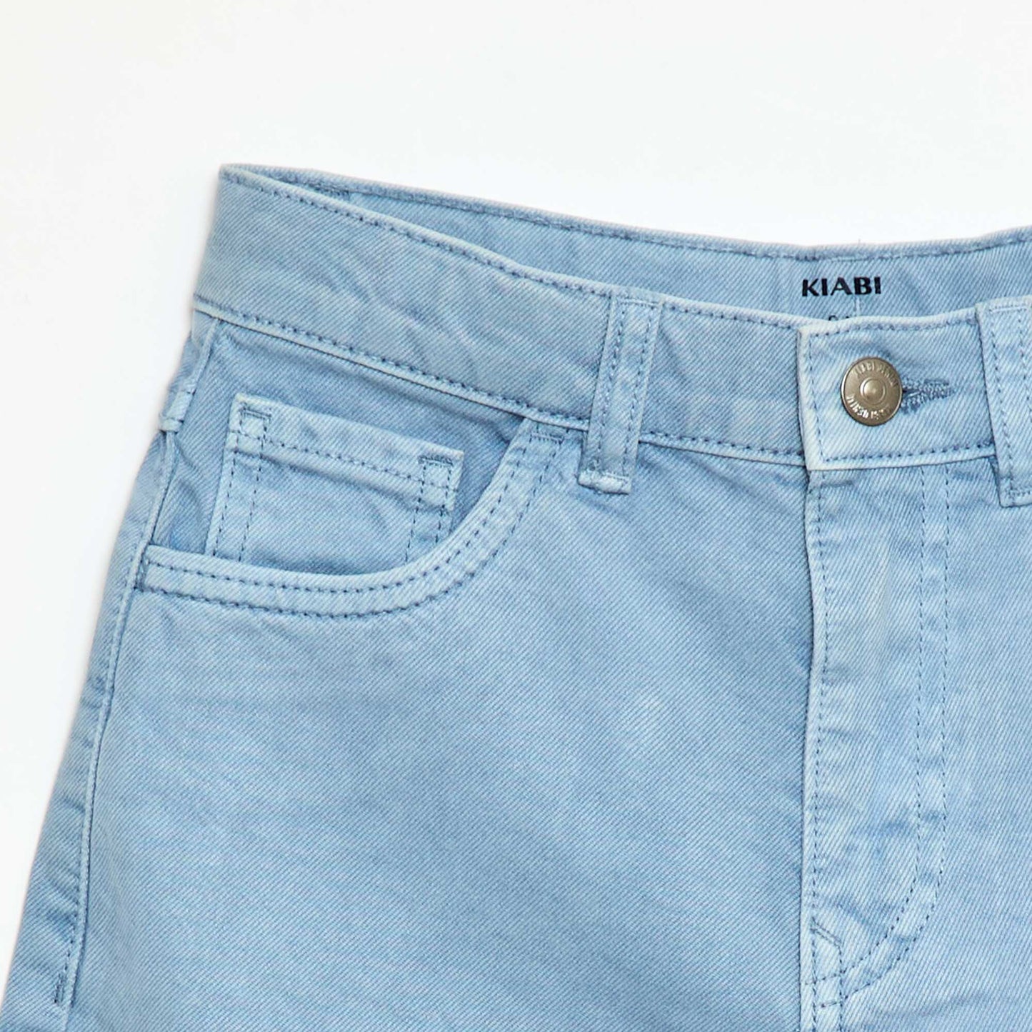 Bermuda en twill 5 poches BLEU
