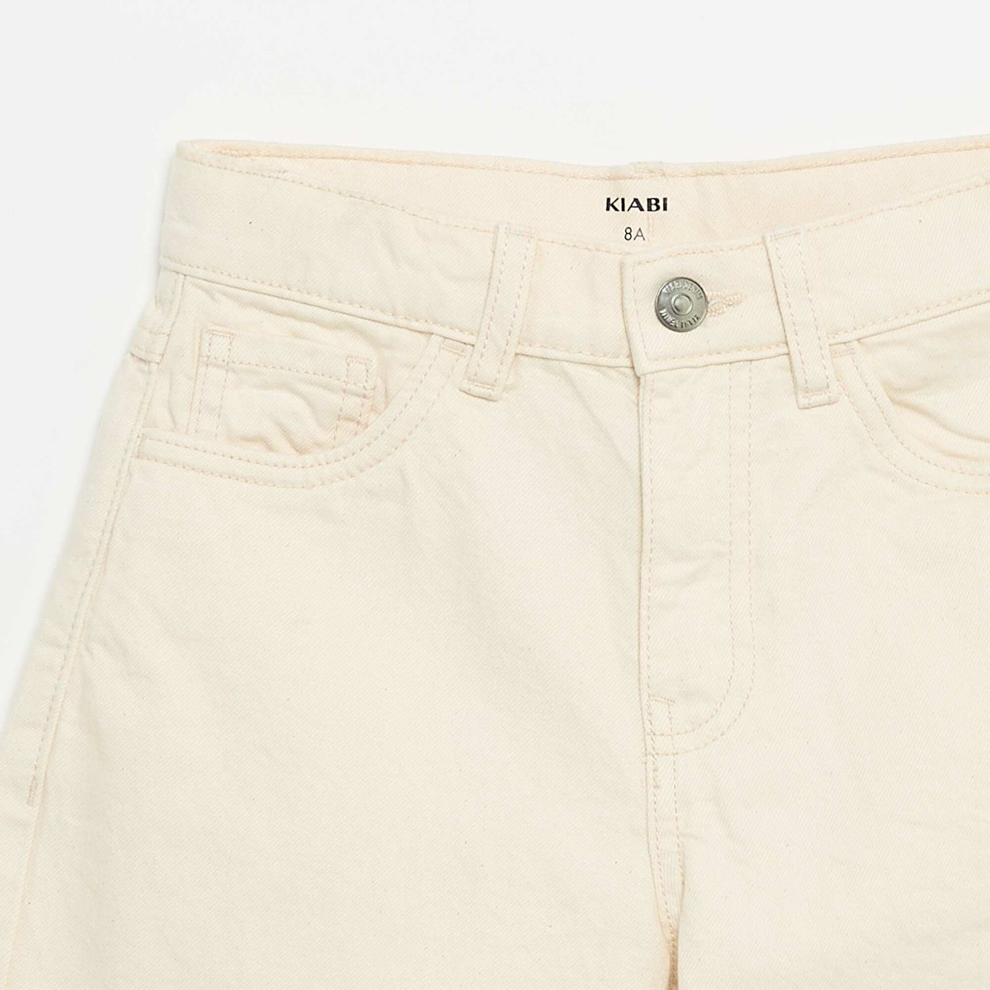 Bermuda en twill 5 poches ECRU