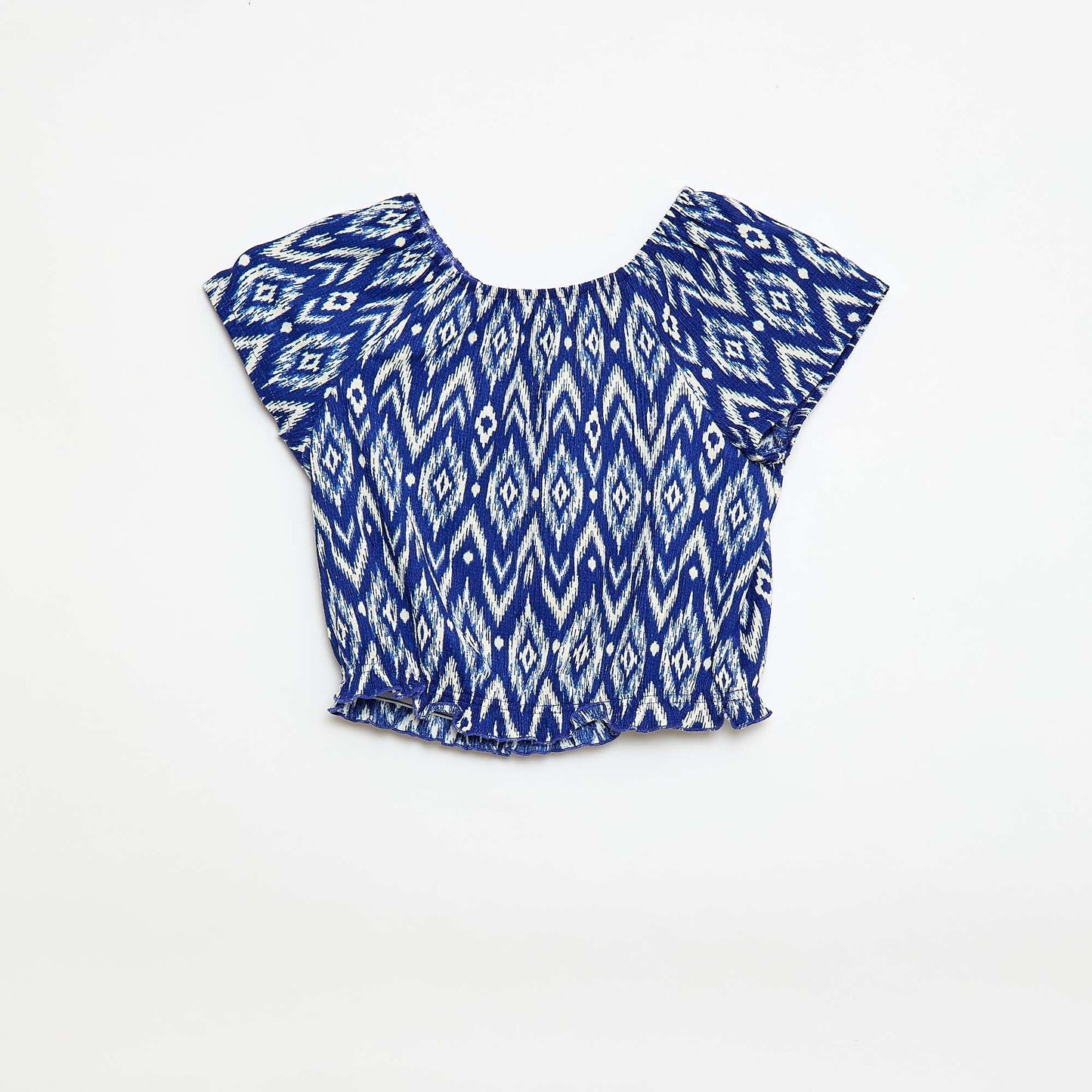 T-shirt en maille stretch BLEU