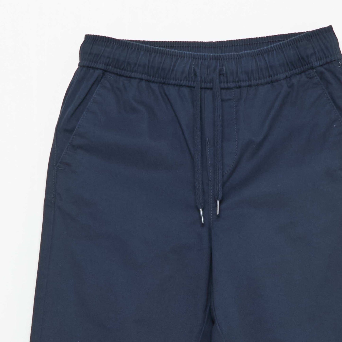 Jogpant uni avec ourlets BLEU