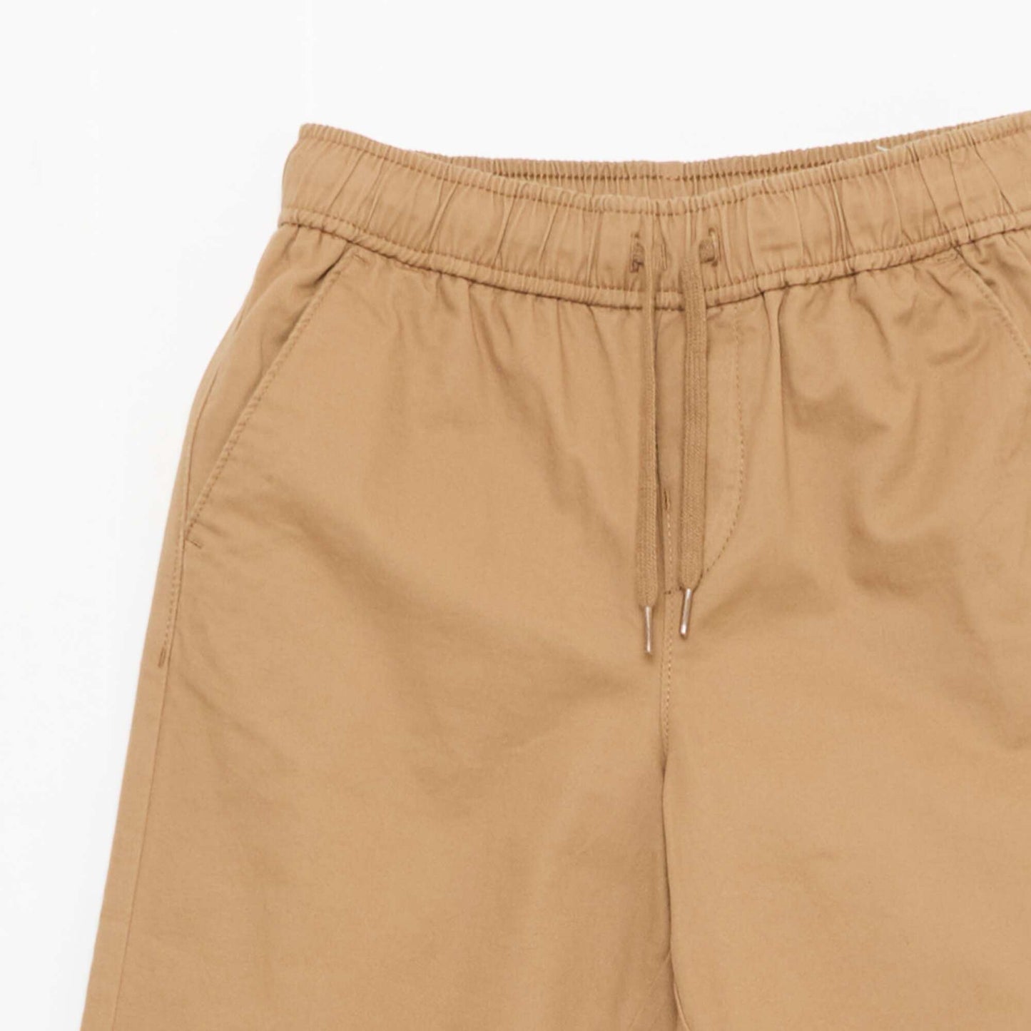 Jogpant uni avec ourlets BEIGE