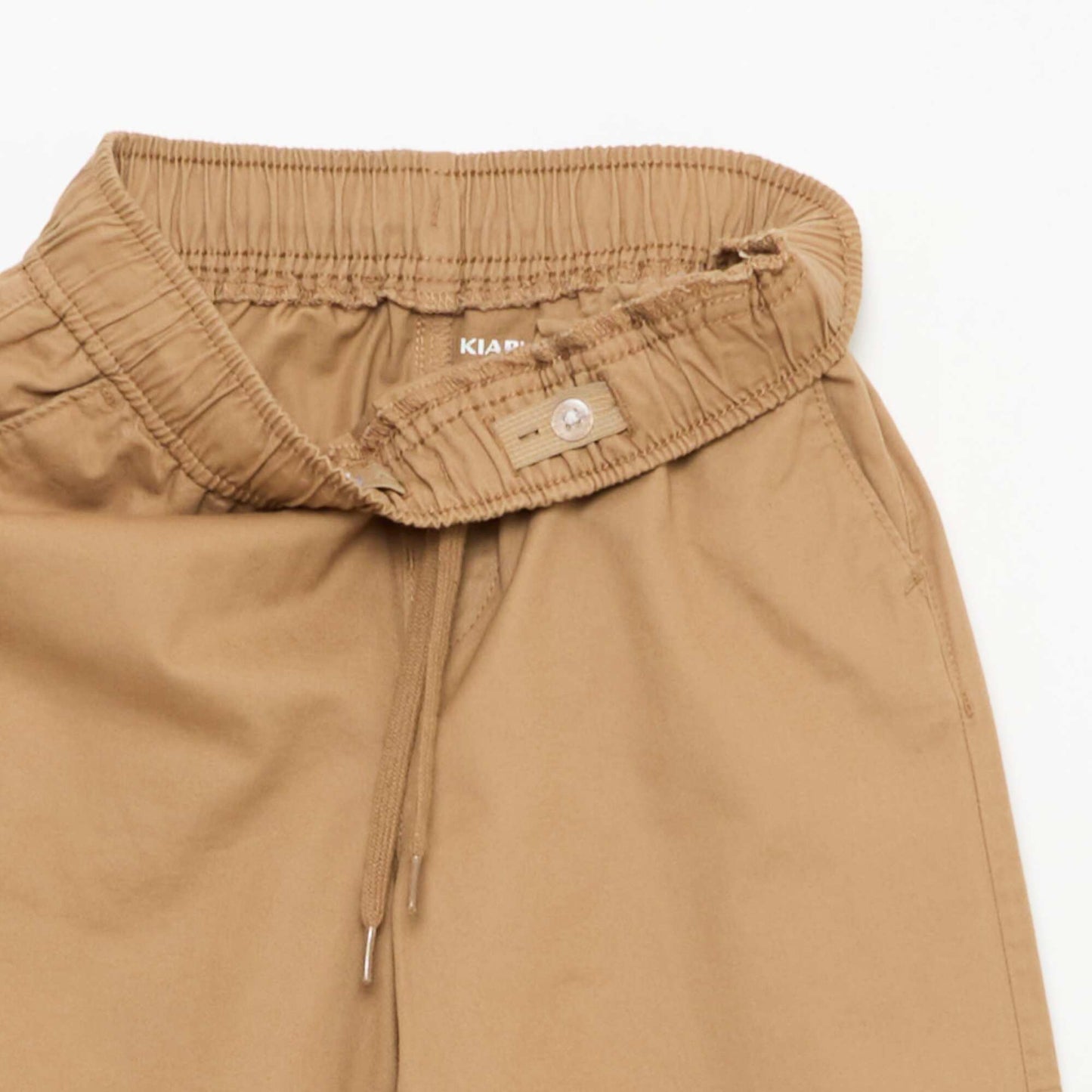 Jogpant uni avec ourlets BEIGE