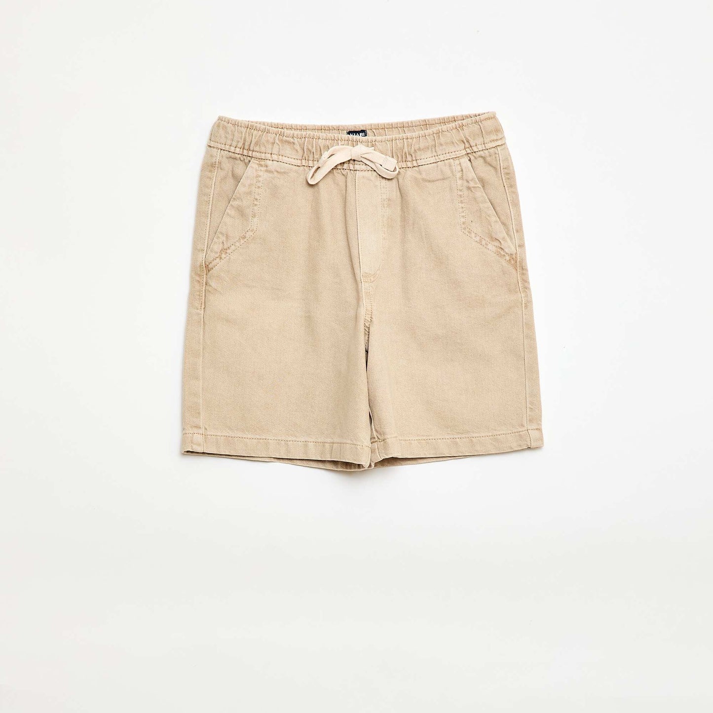 Bermuda en twill BEIGE