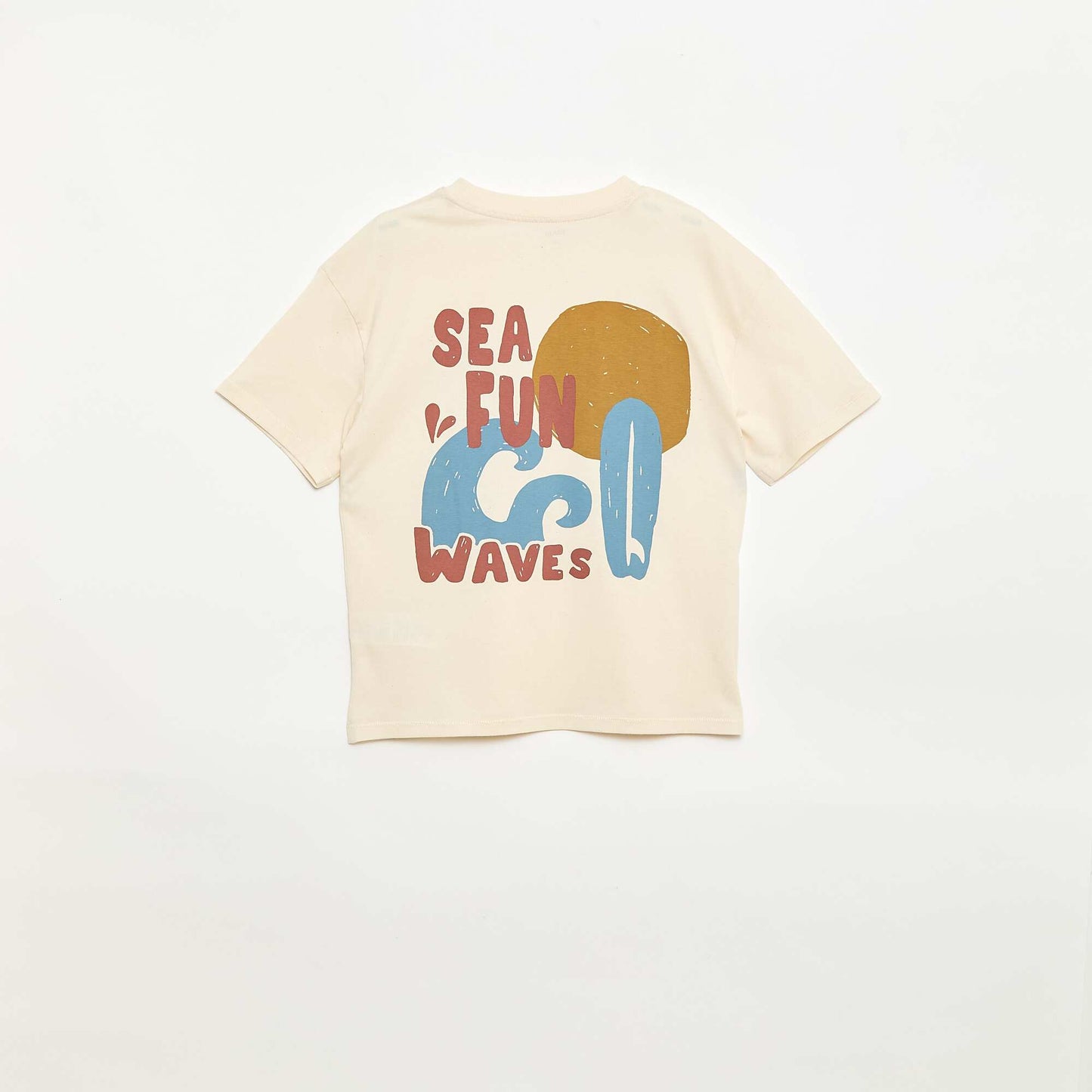 T-shirt oversize imprimé ECRU