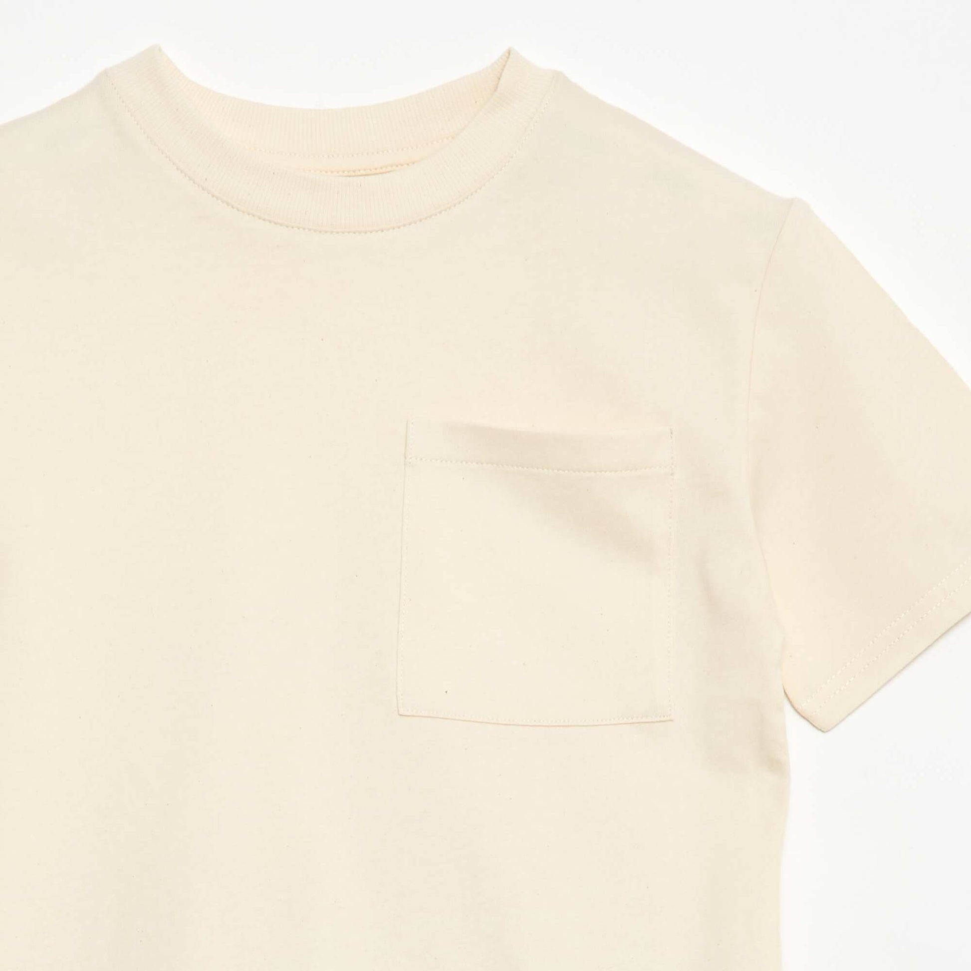 Ensemble t-shirt + short style damier - 2 pièces BLEU