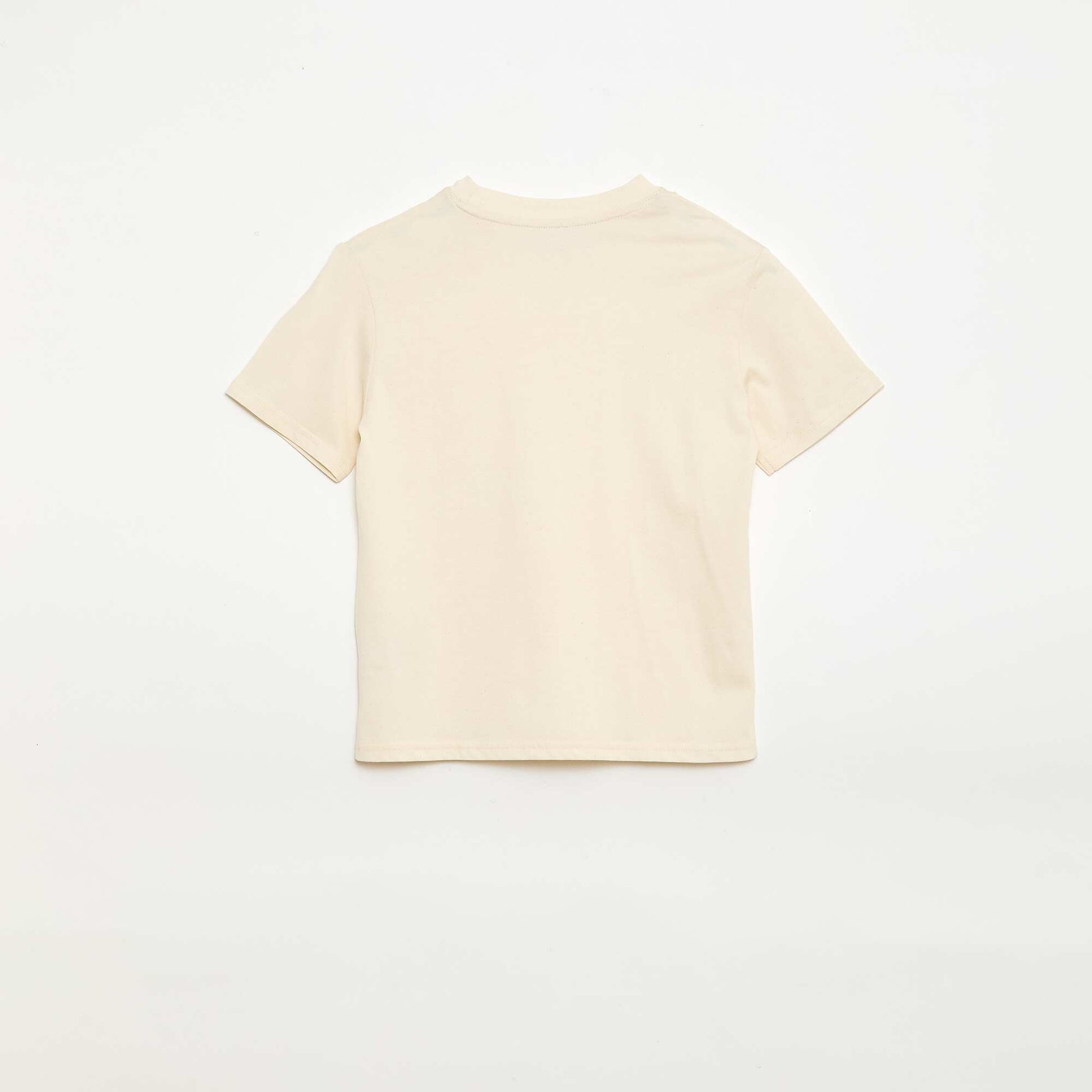 Ensemble t-shirt + short style damier - 2 pièces BLEU