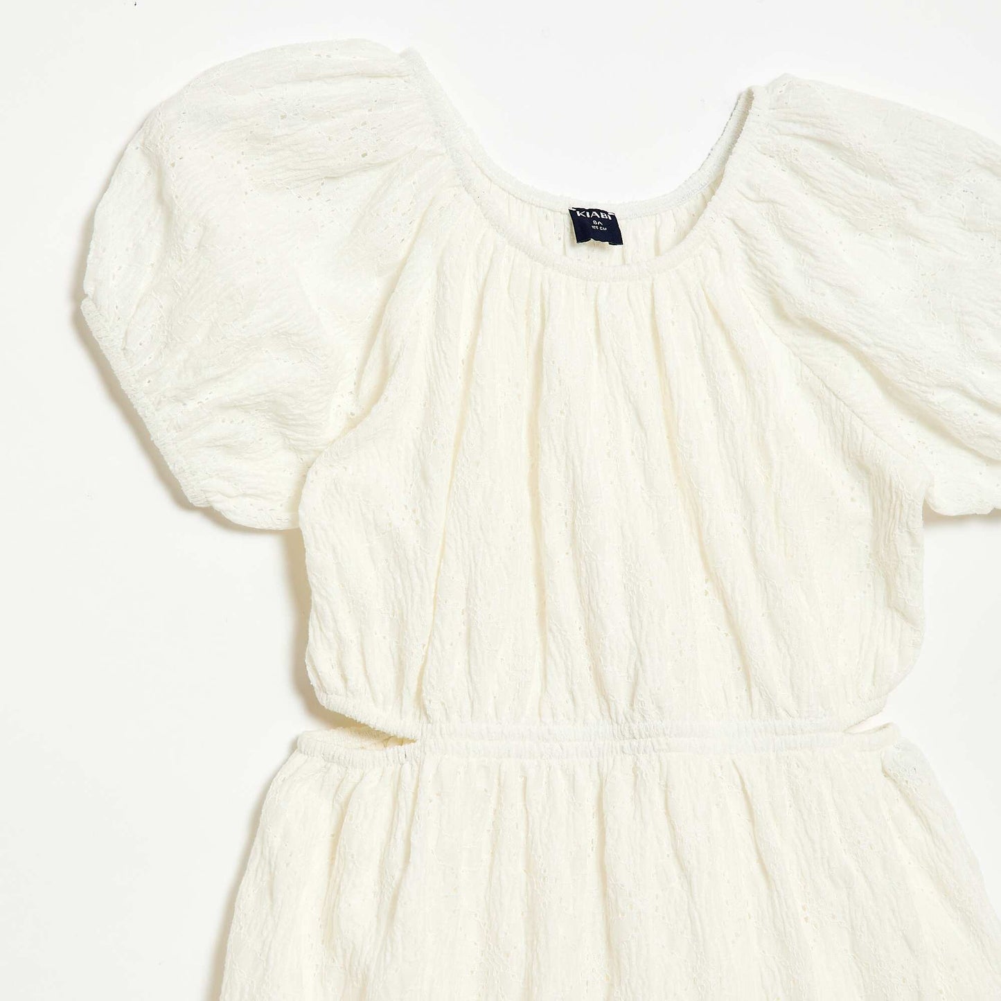 Robe en broderie anglaise BLANC