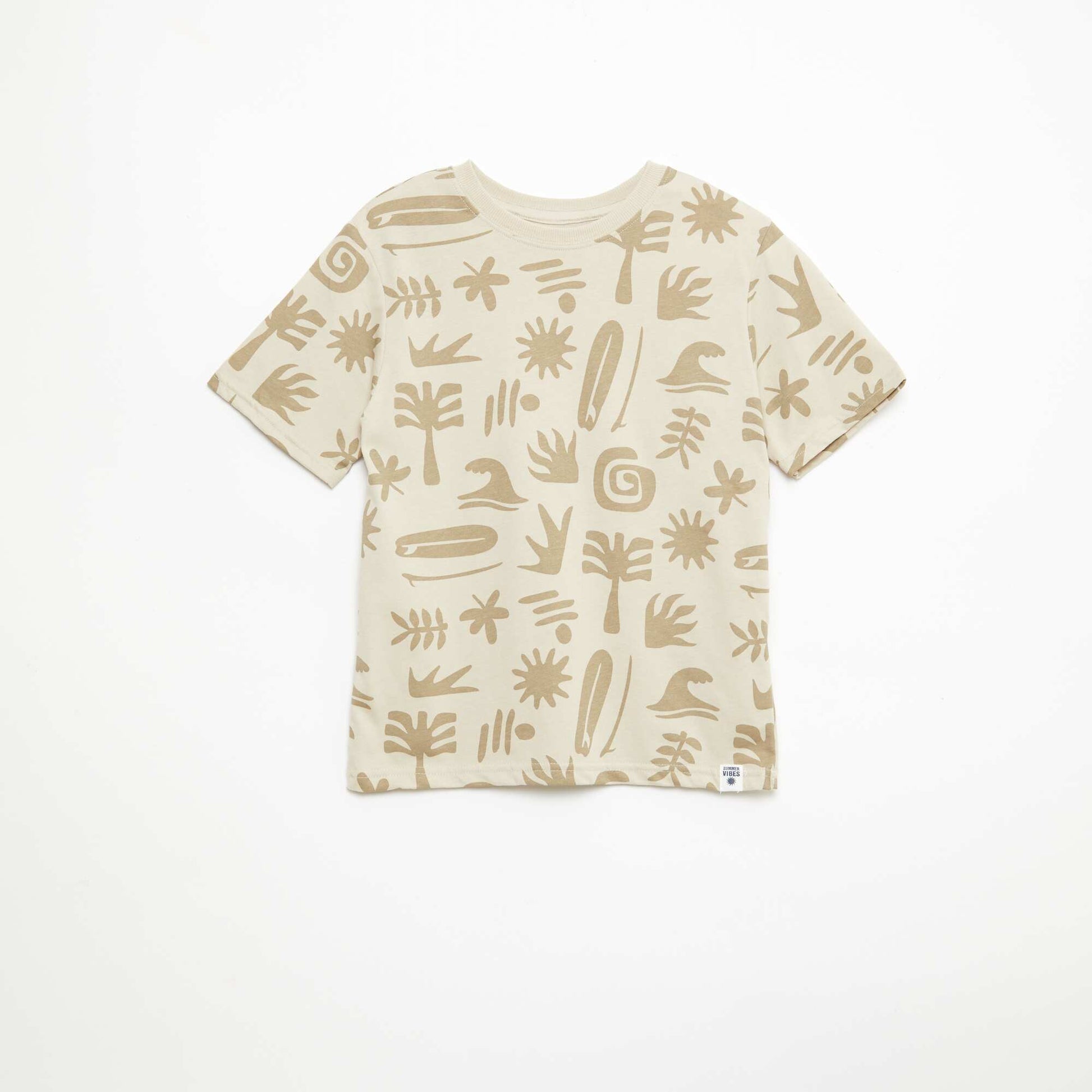 Lot de 2 t-shirts BEIGE