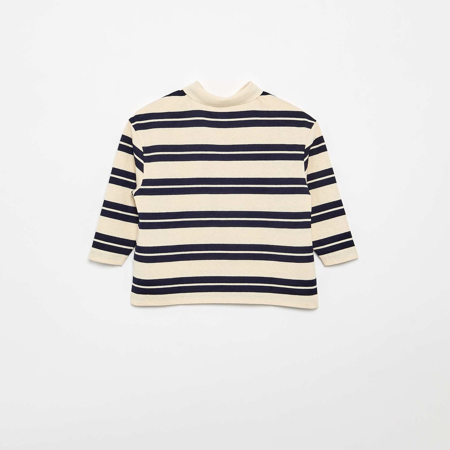 Polo oversize à rayures BLEU