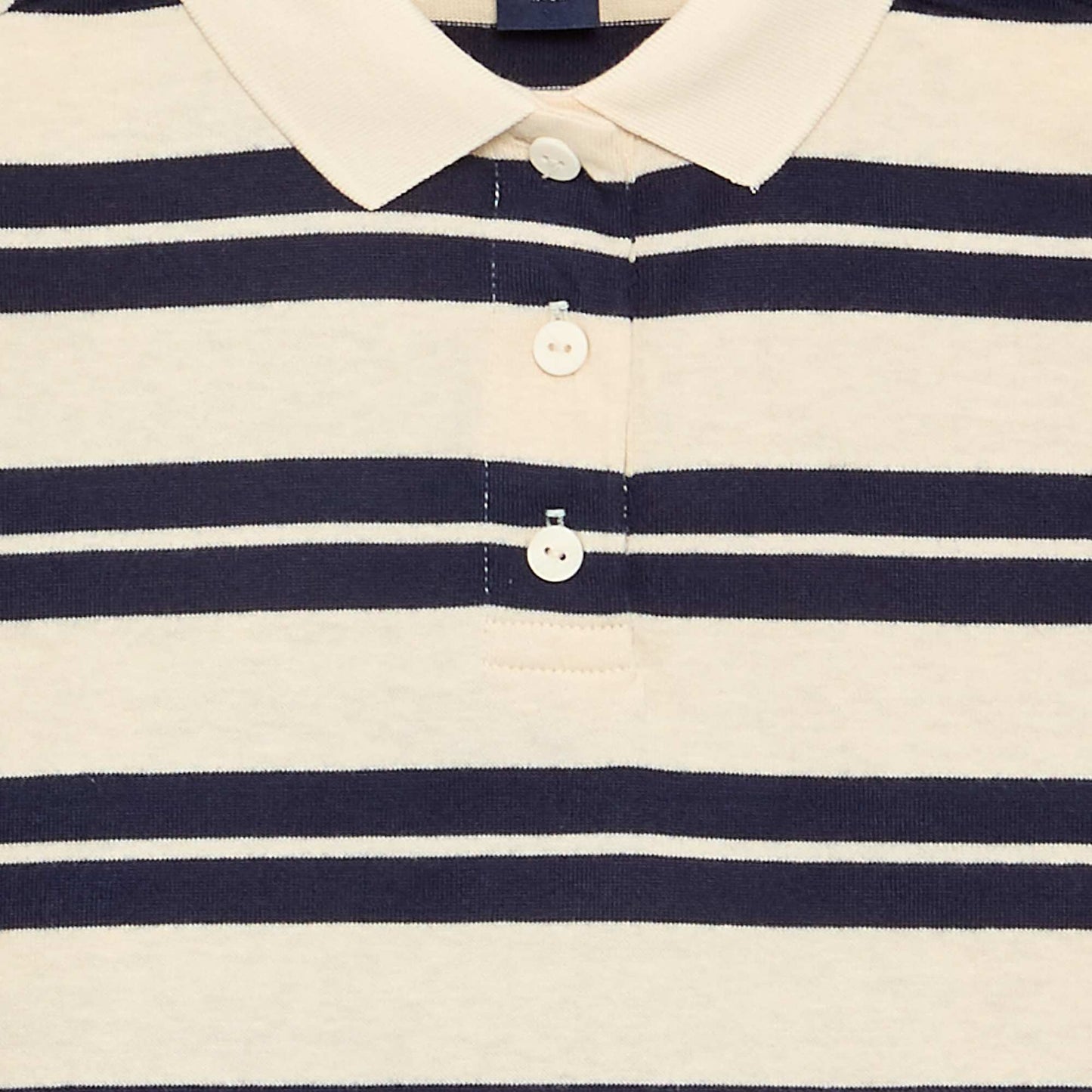 Polo oversize à rayures BLEU