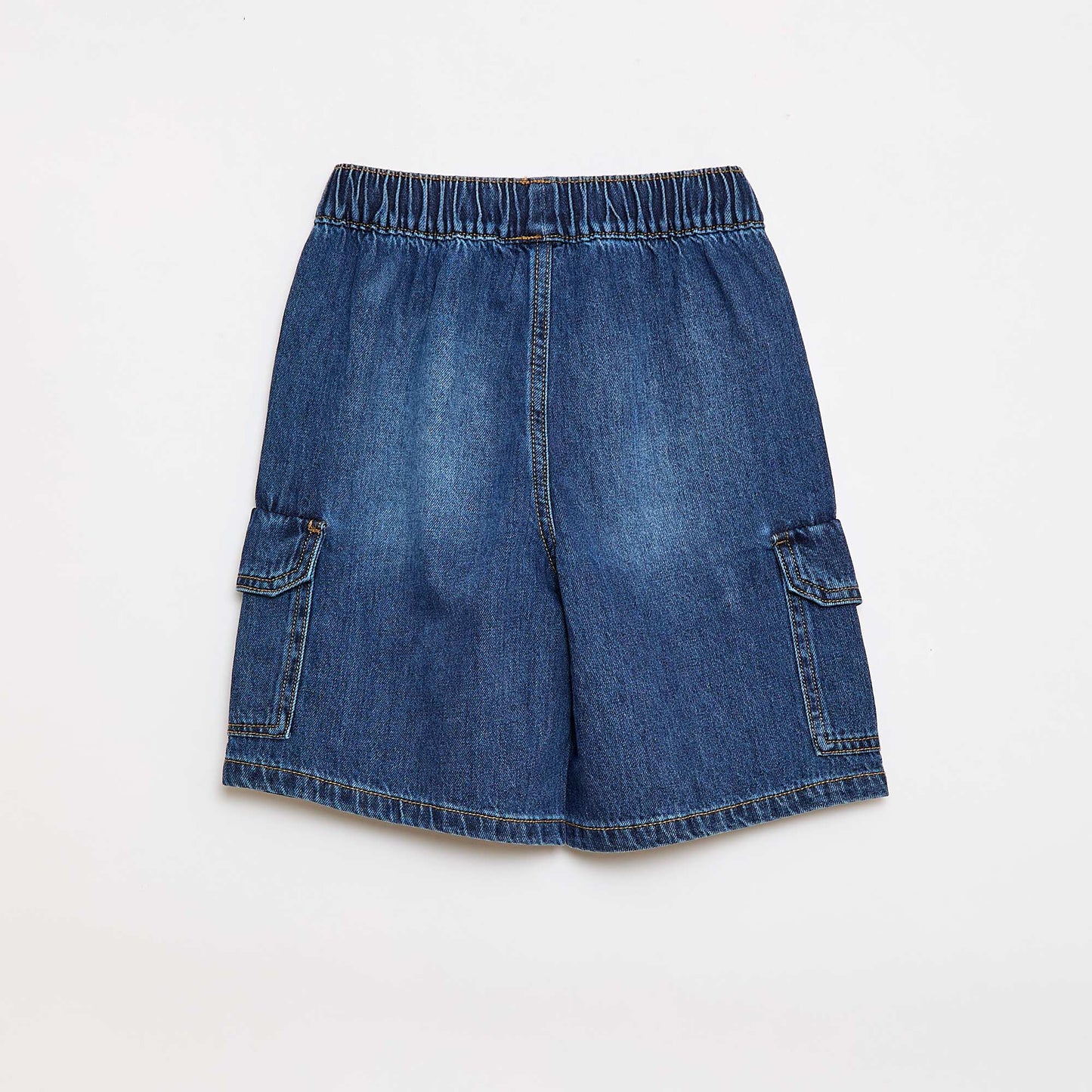 Bermuda en jean multipoche BLEU