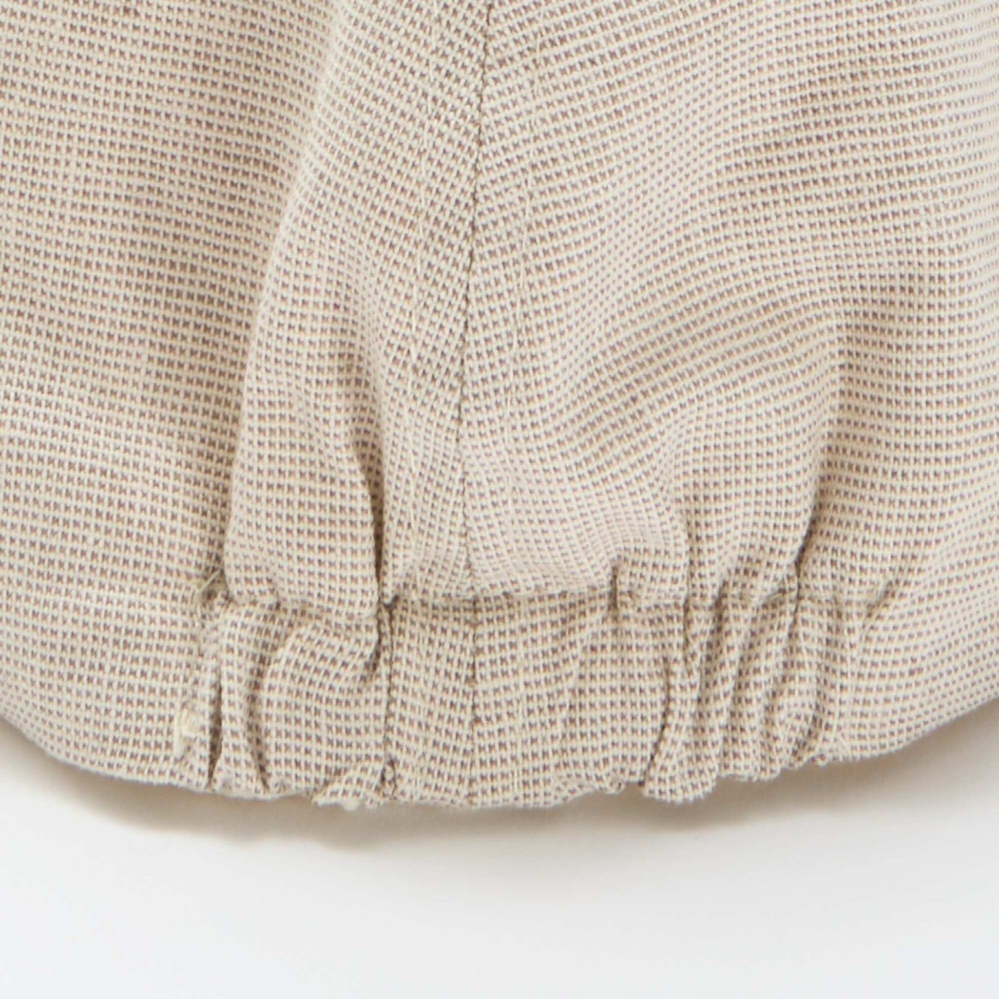Gavroche en coton et lin BEIGE