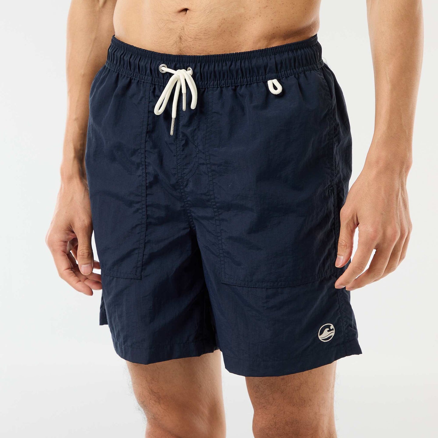 Short de bain avec grandes poches BLEU