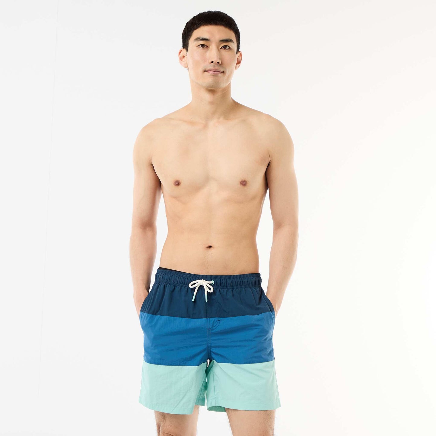 Short de bain avec poches BLEU