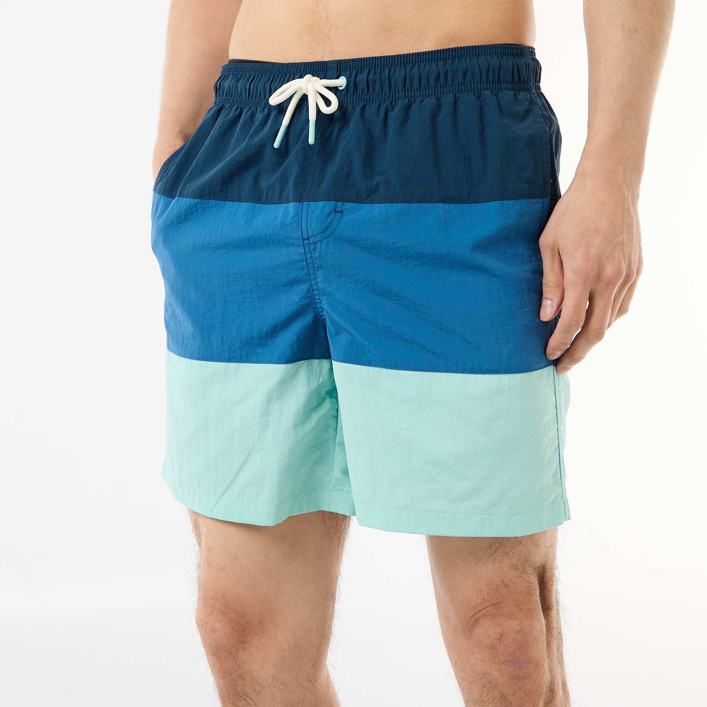 Short de bain avec poches BLEU