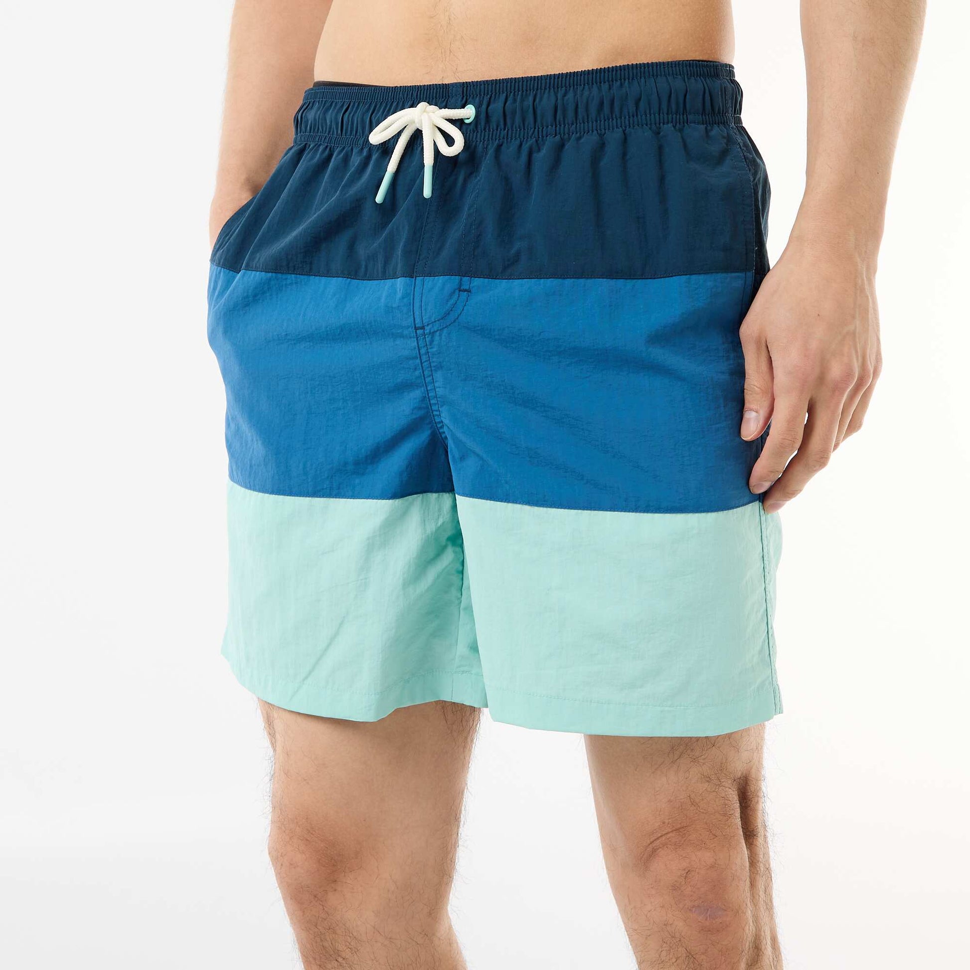 Short de bain avec poches BLEU