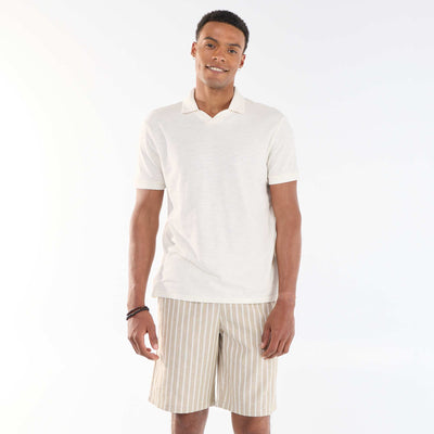 Bermuda en lin mélangé BEIGE