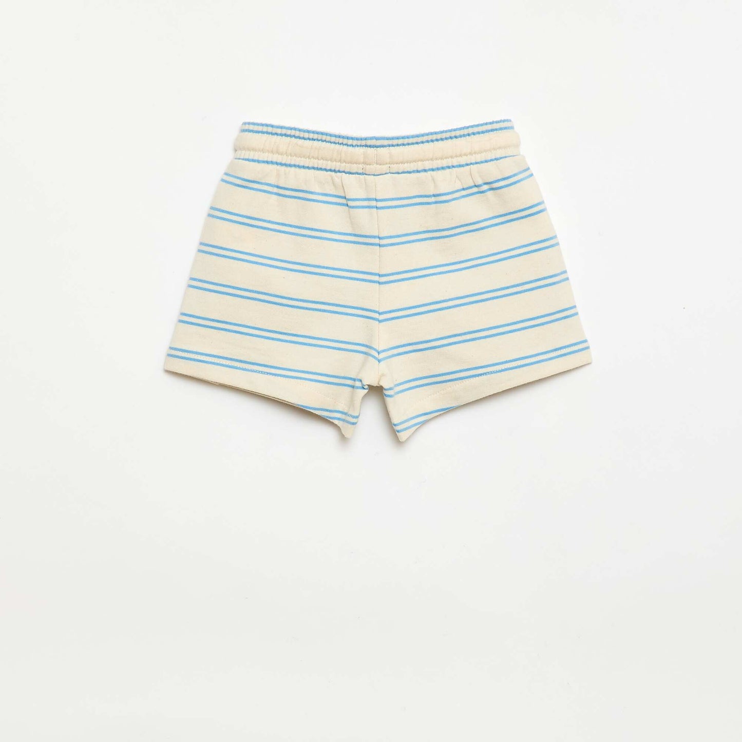 Short en molleton non gratté BLANC