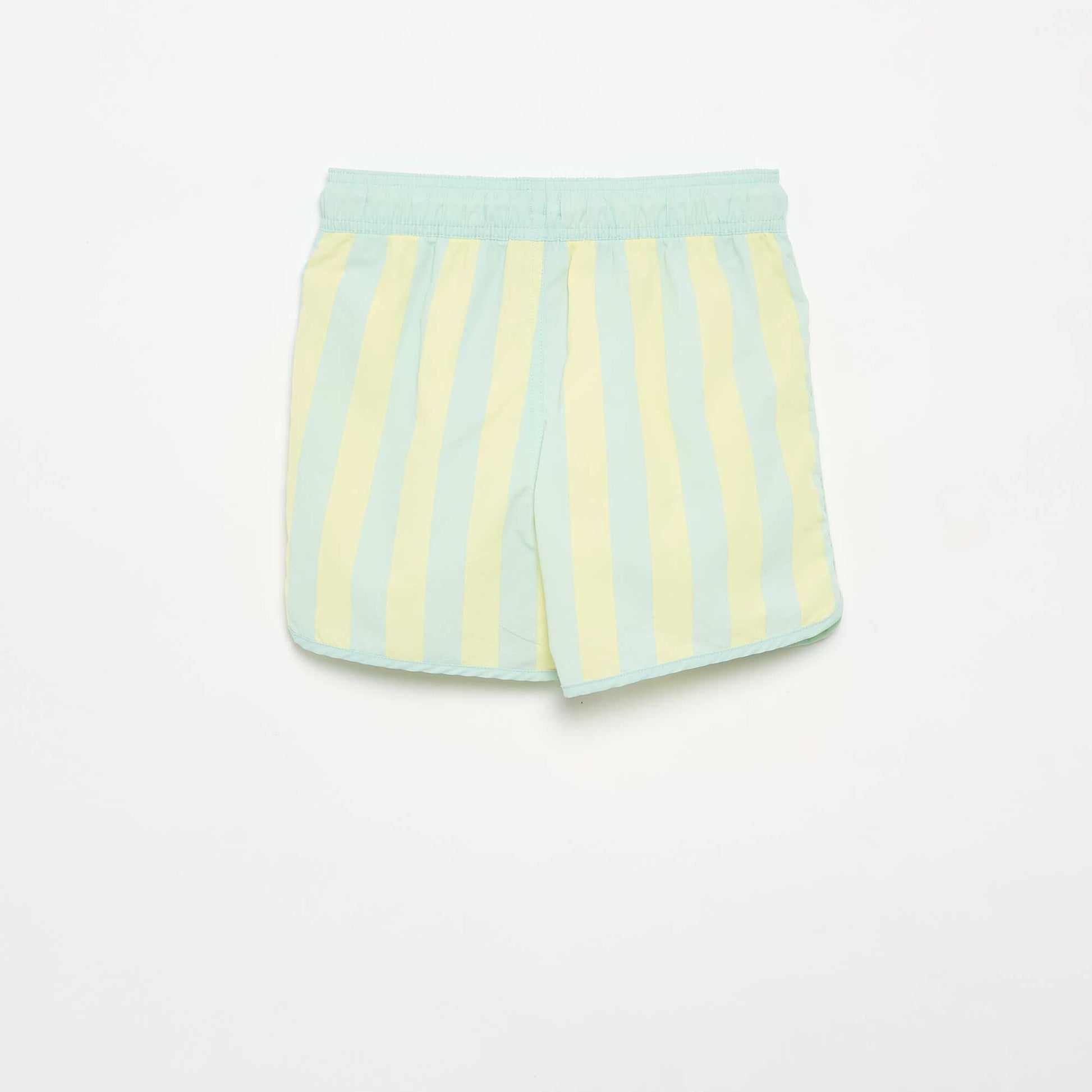 Bermuda de bain rayé JAUNE