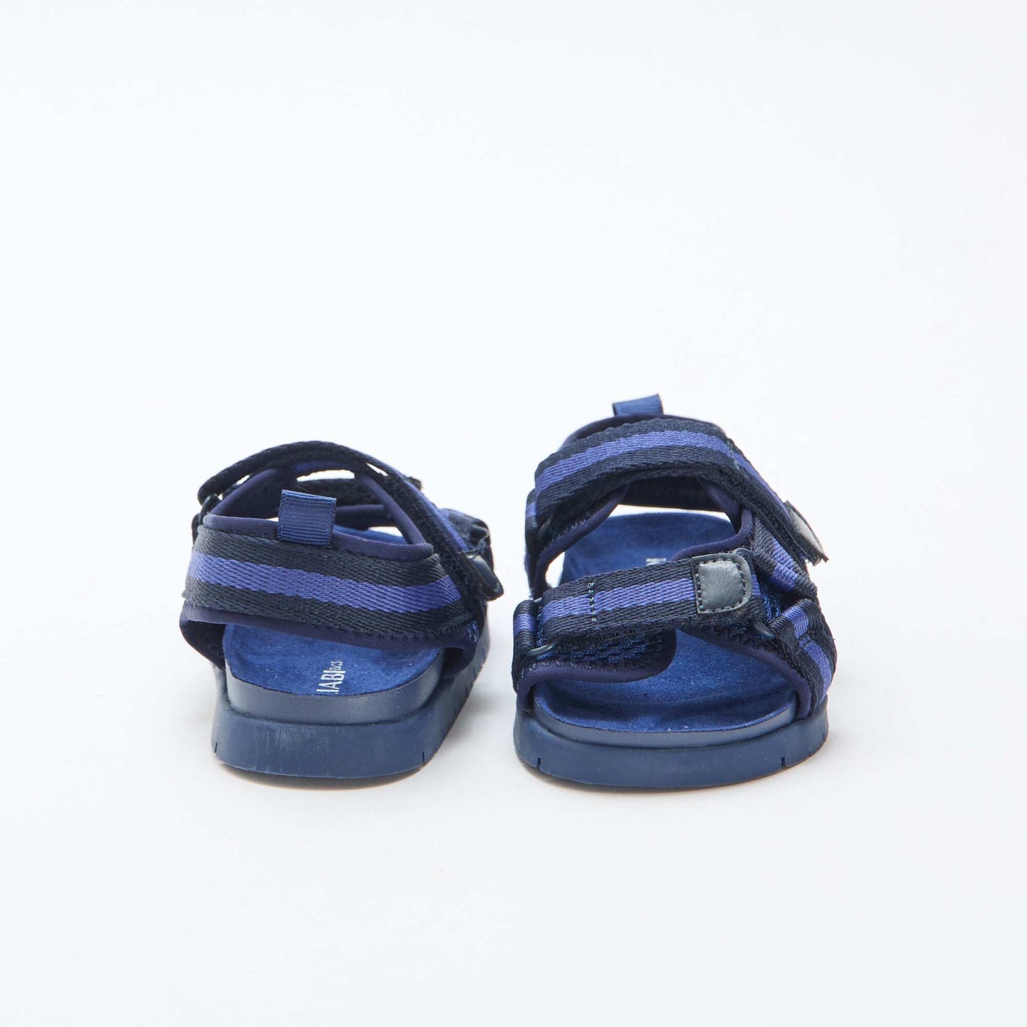 Sandales à scratch bleues BLEU