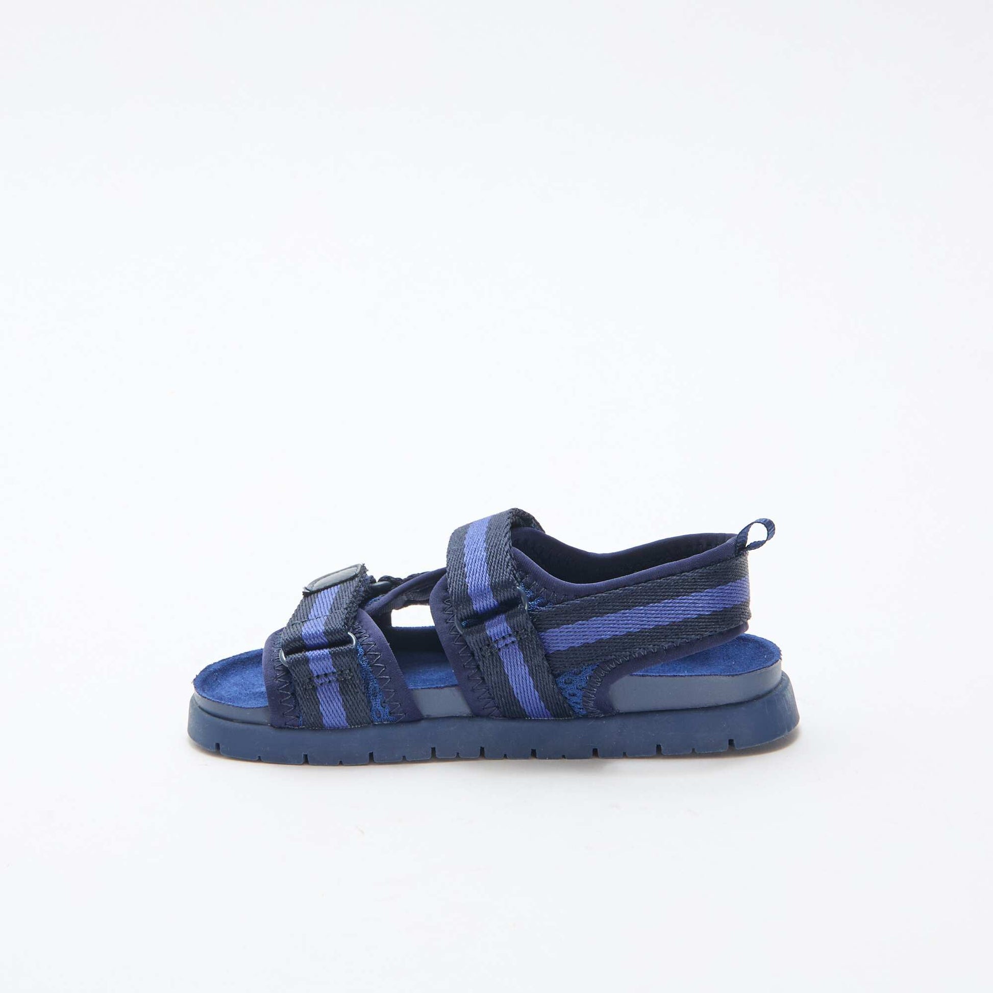 Sandales à scratch bleues BLEU