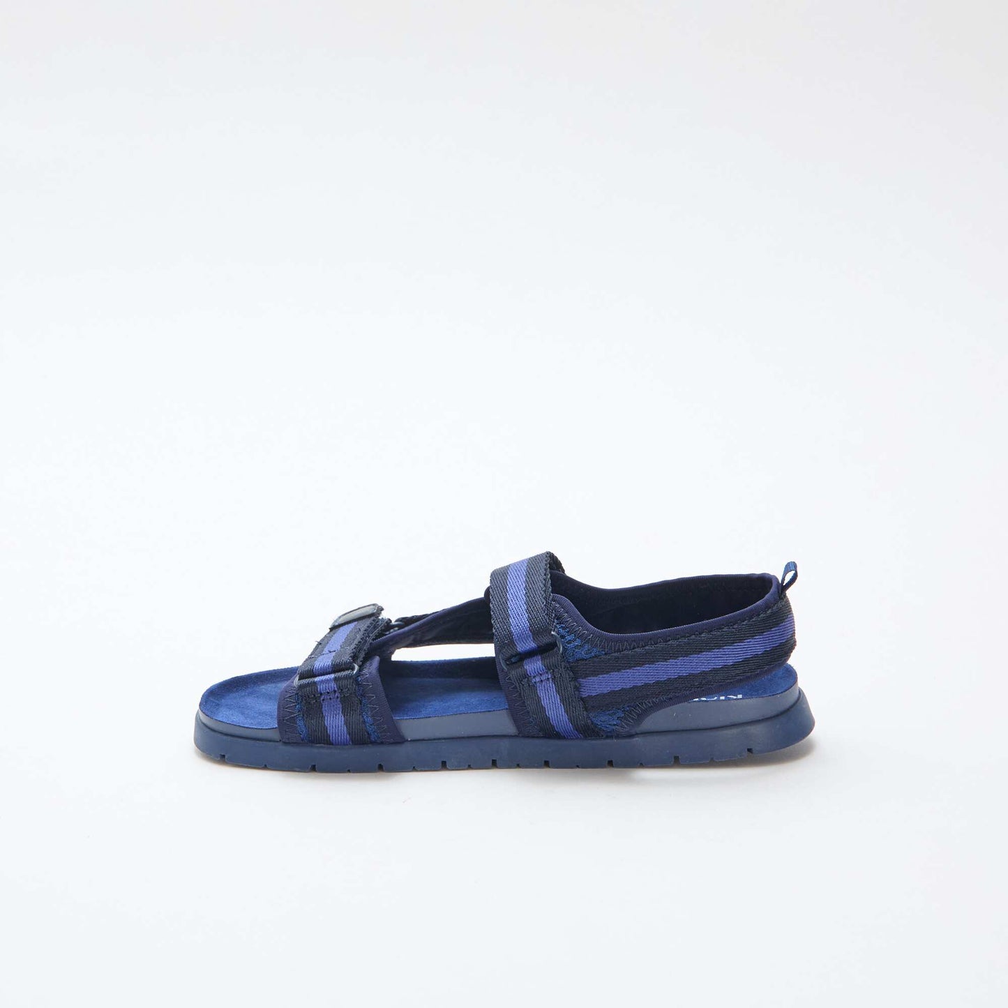 Sandales à scratch bleues BLEU