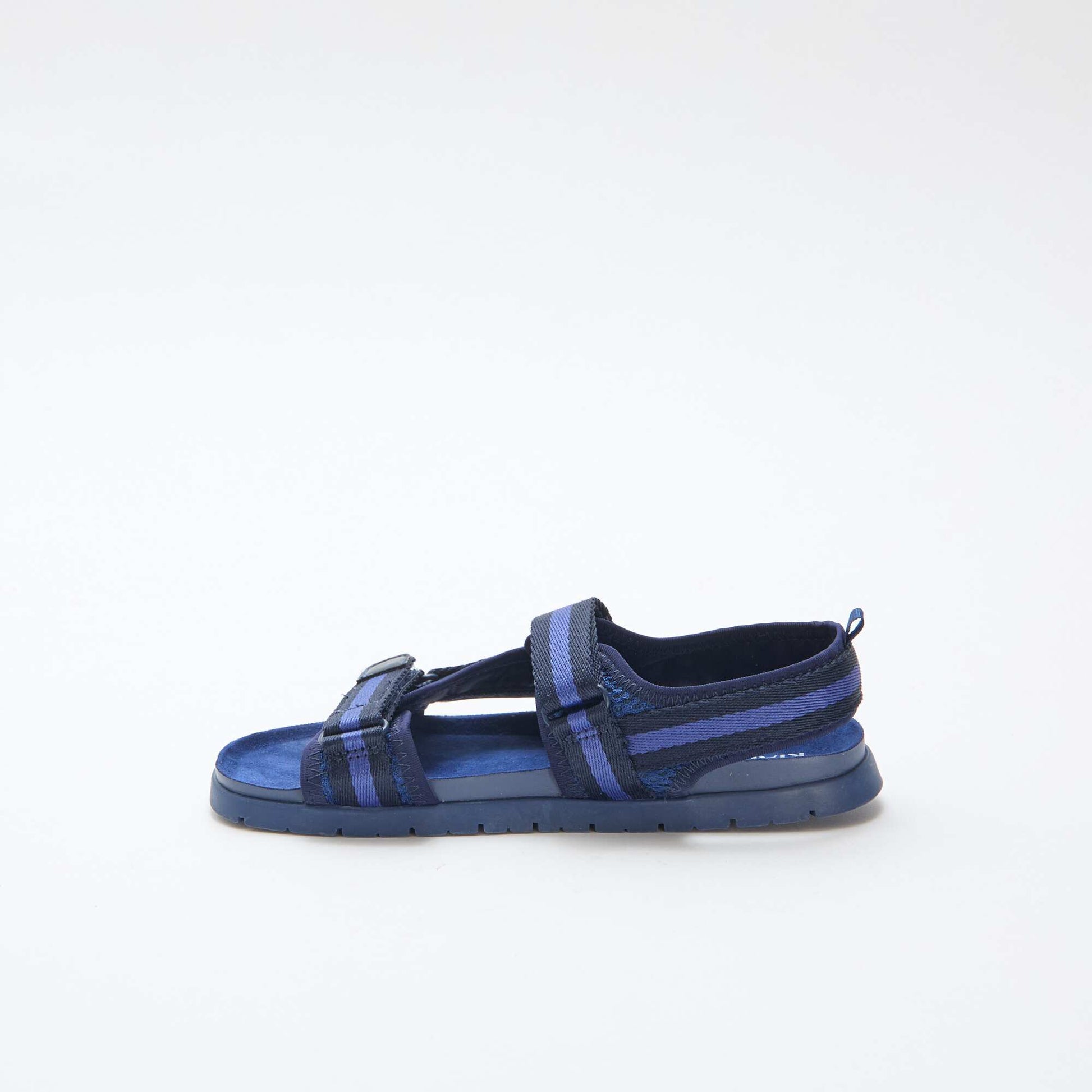 Sandales à scratch bleues BLEU