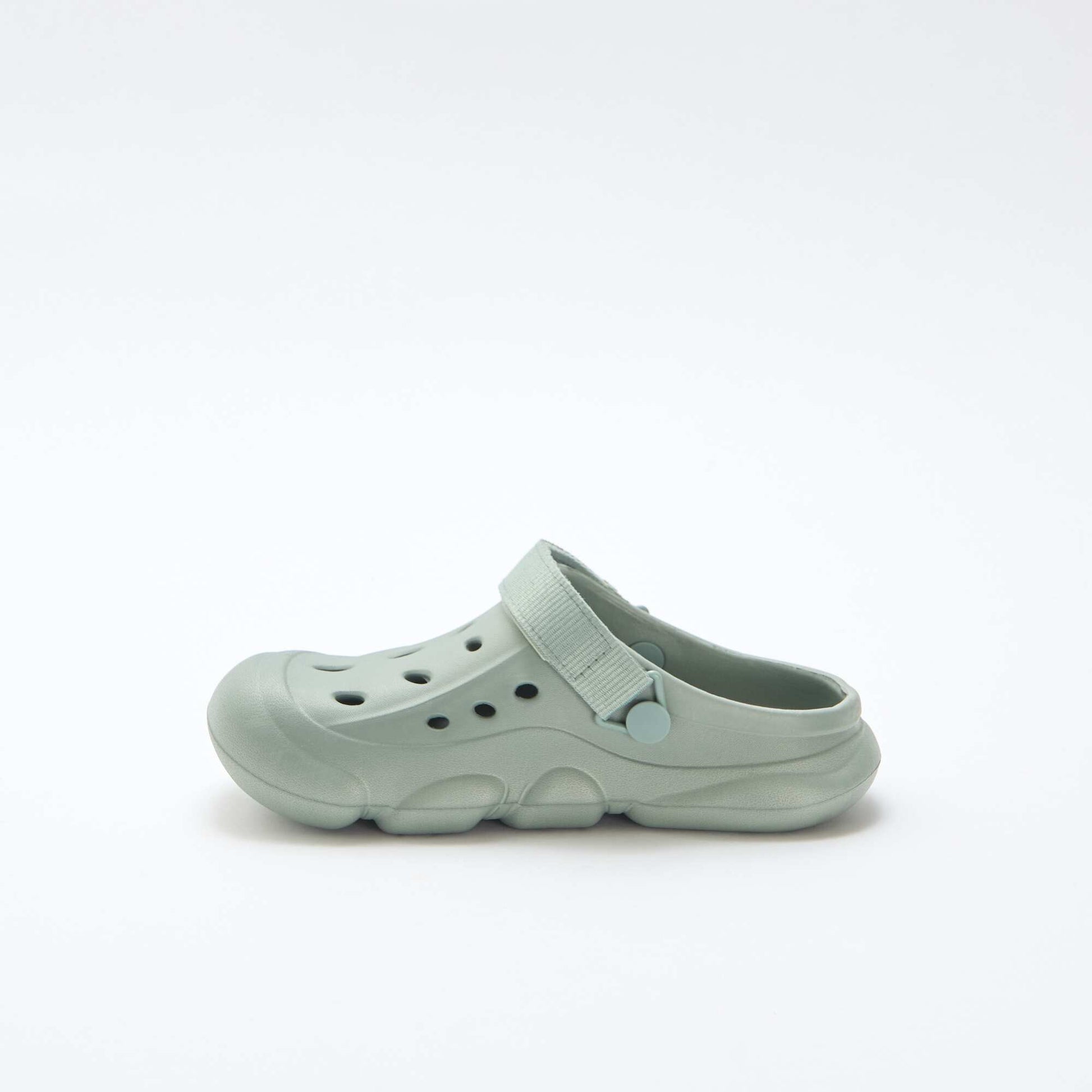 Paire de mules de plage fermées VERT