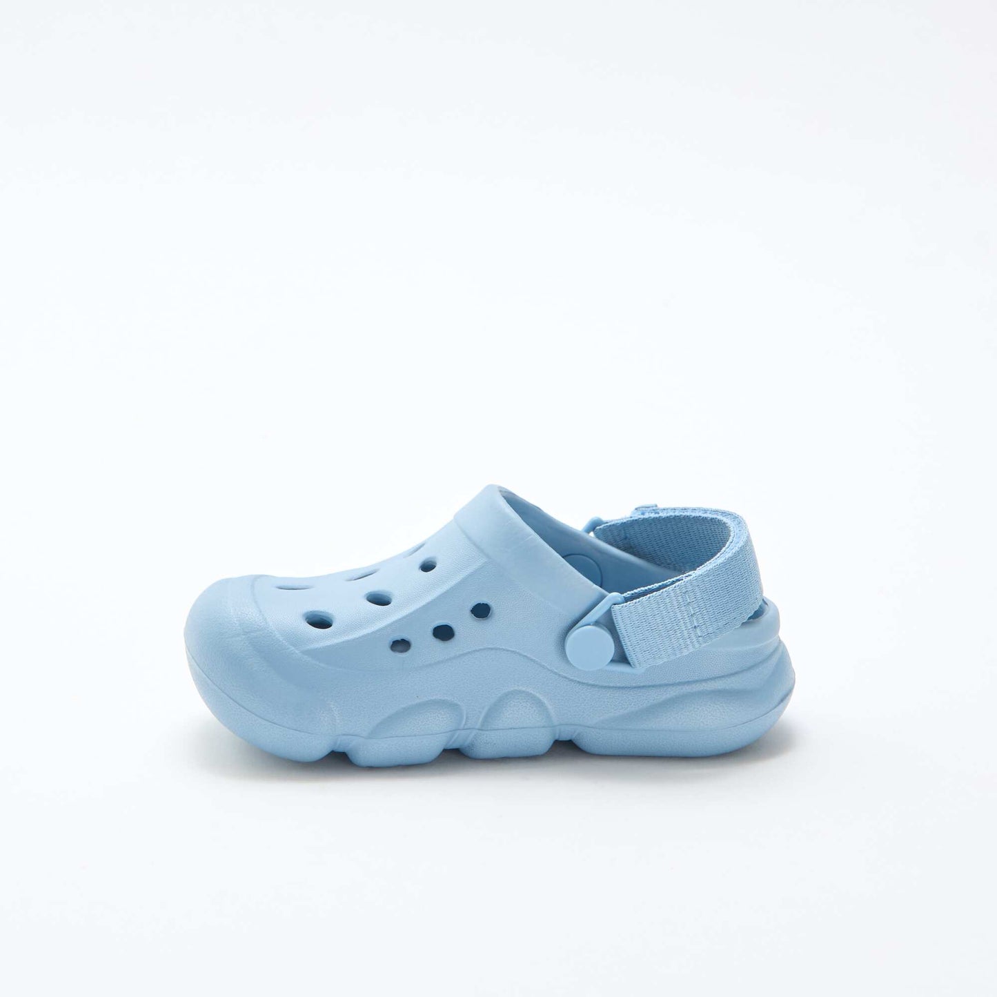 Mules fermées de plage unie BLEU