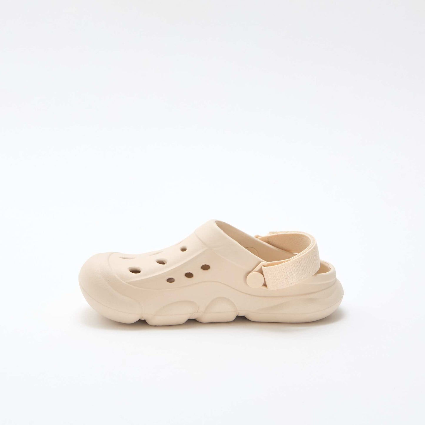 Paire de mules de plage fermées BEIGE