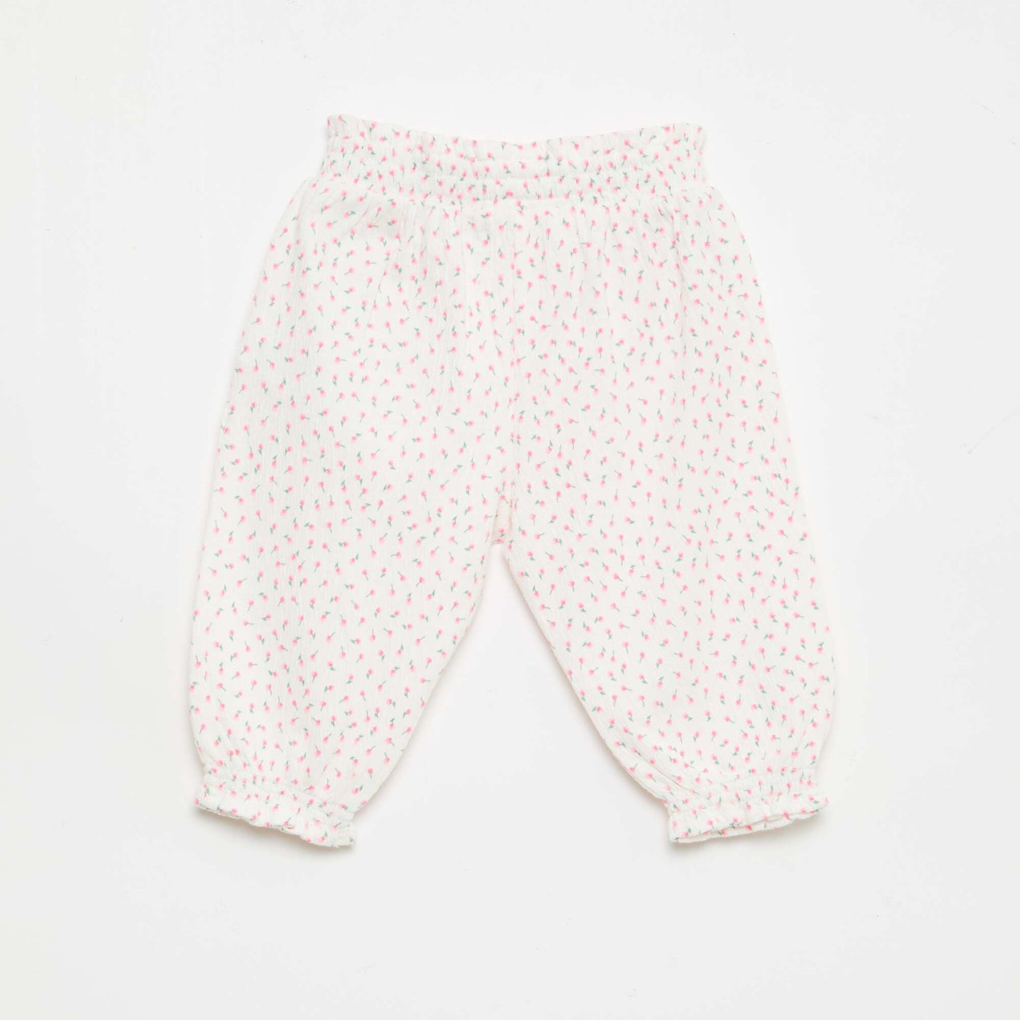 Pantalon Sarouel en jersey de coton BLANC
