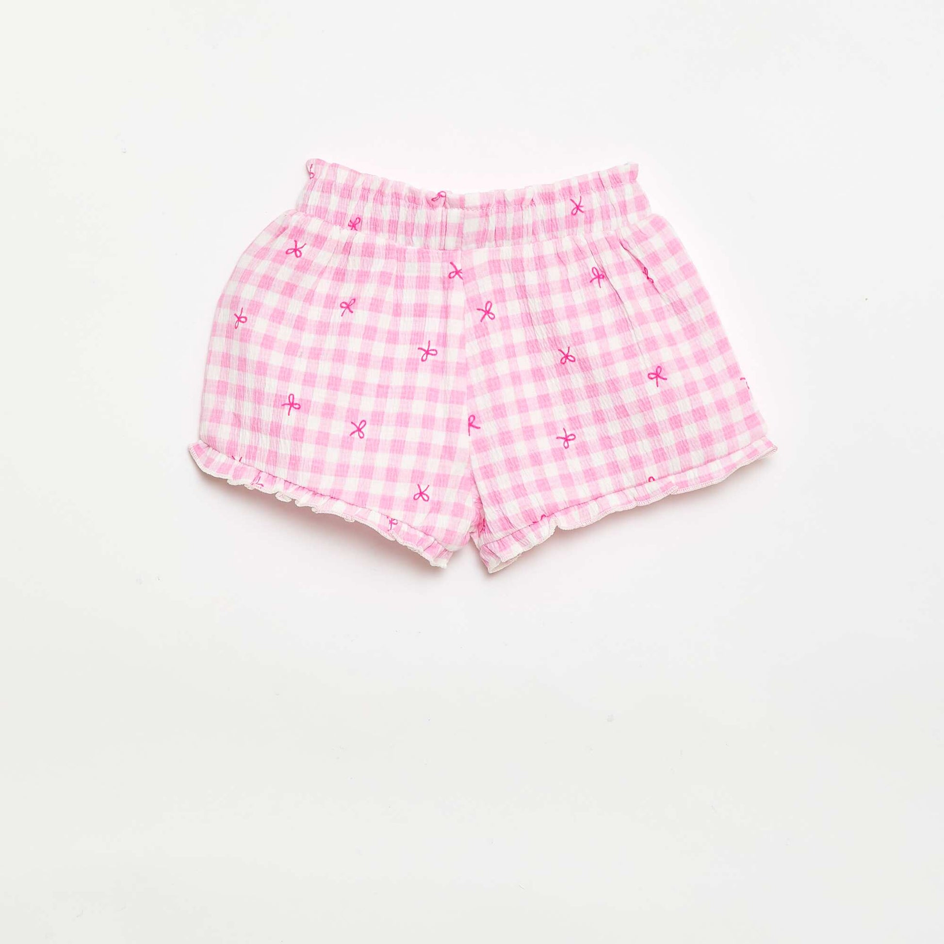 Short à motif avec base volantée ROSE
