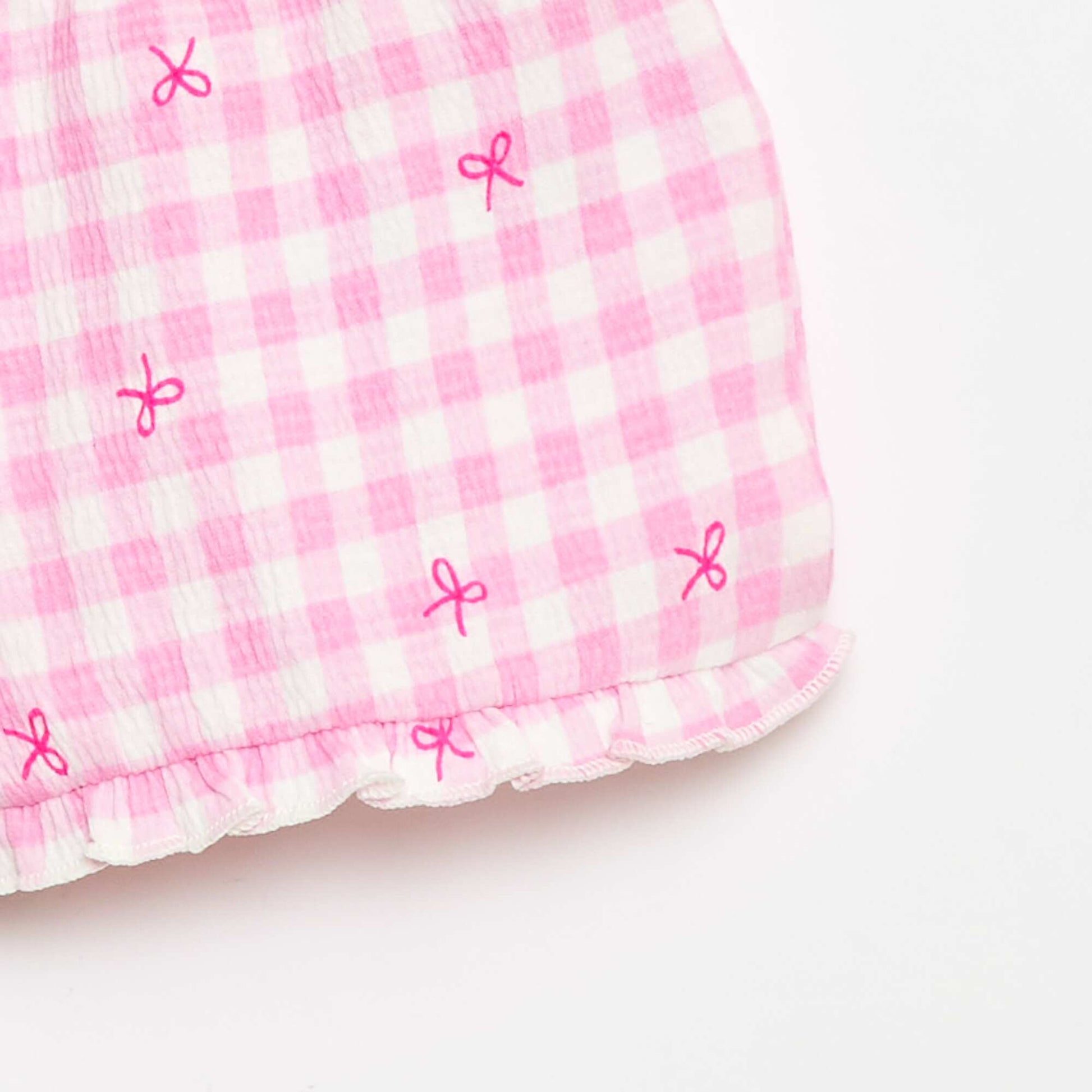 Short à motif avec base volantée ROSE