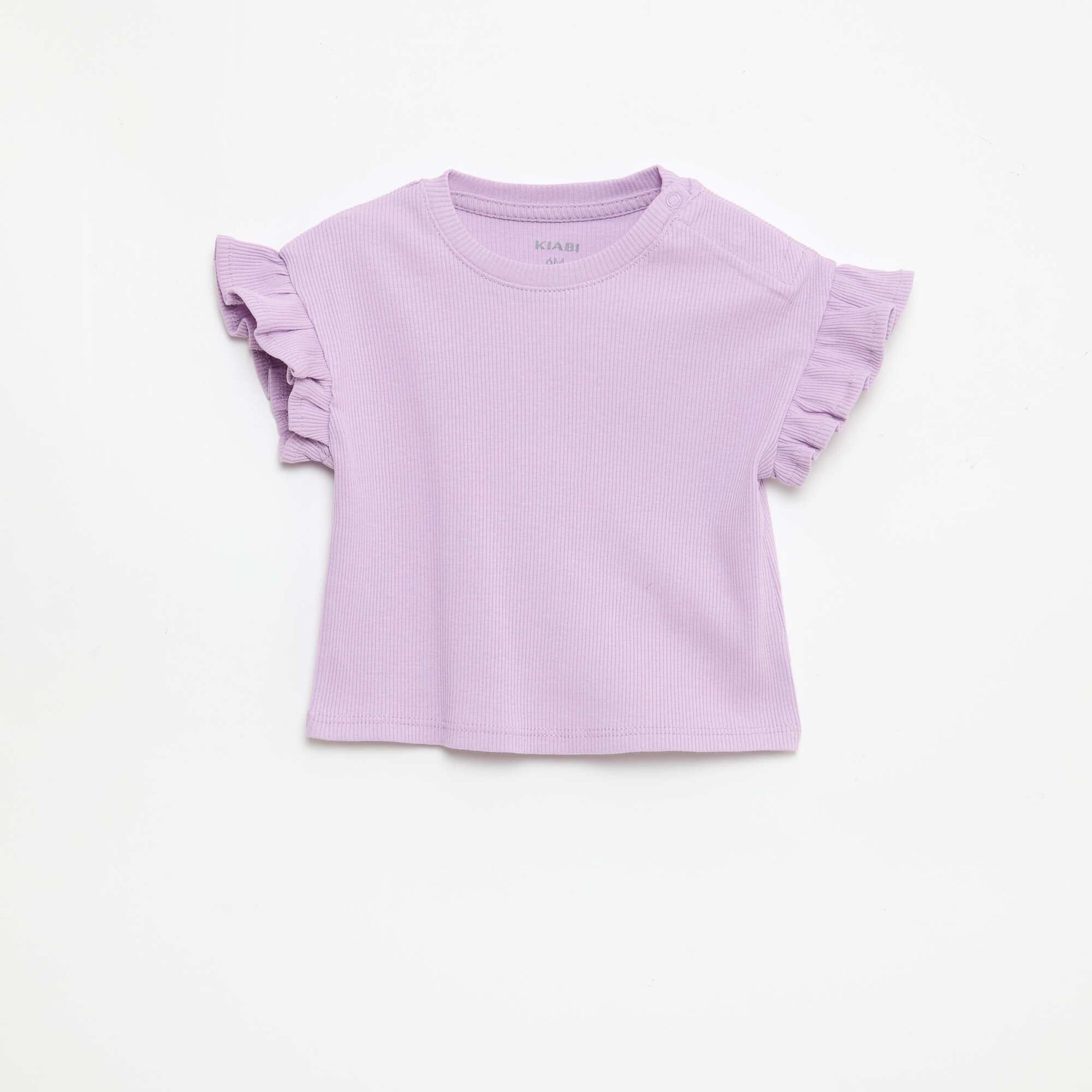 Lot de 2 T-shirts à manches courtes en jersey de coton BLANC