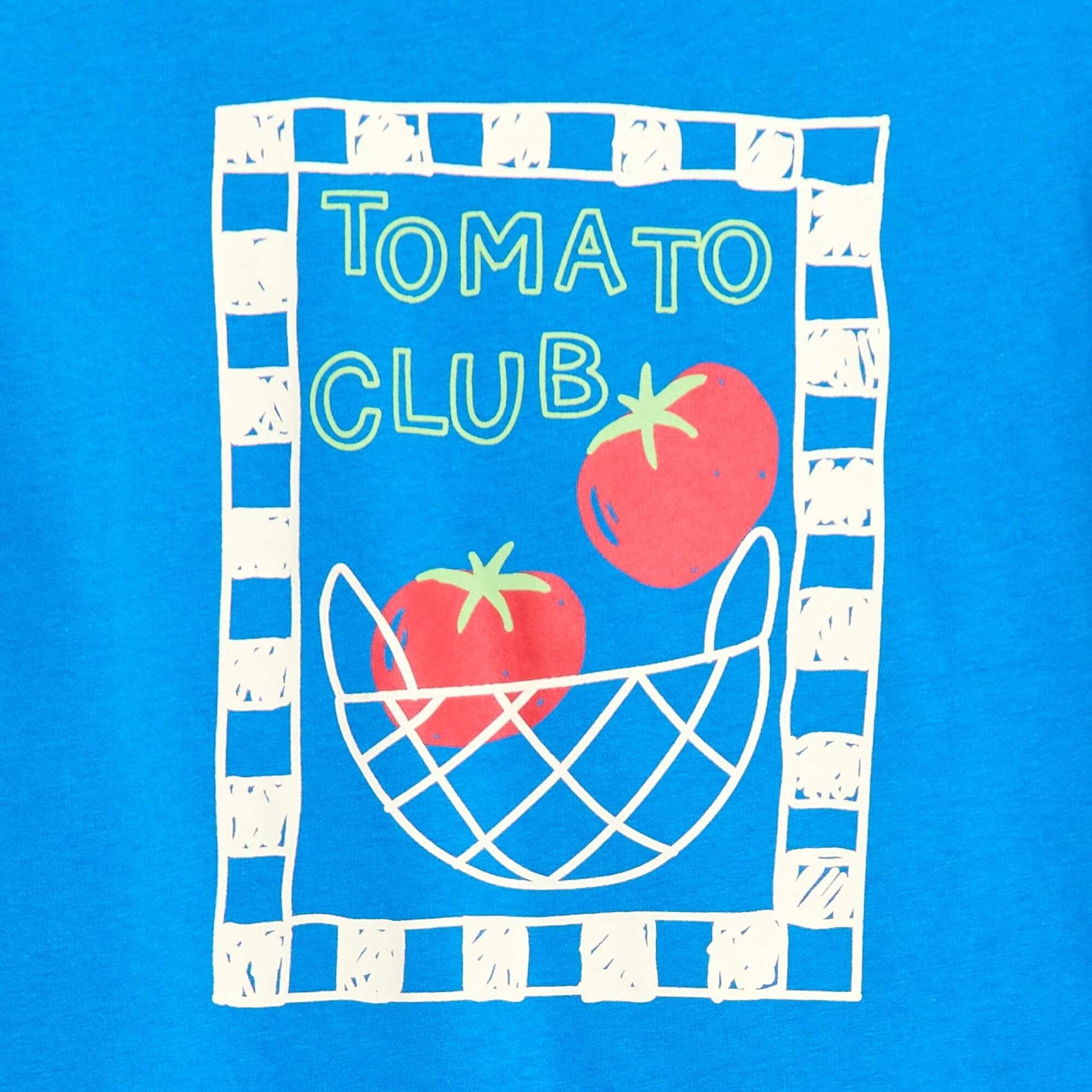 T-shirt à manches courtes imprimé BLEU