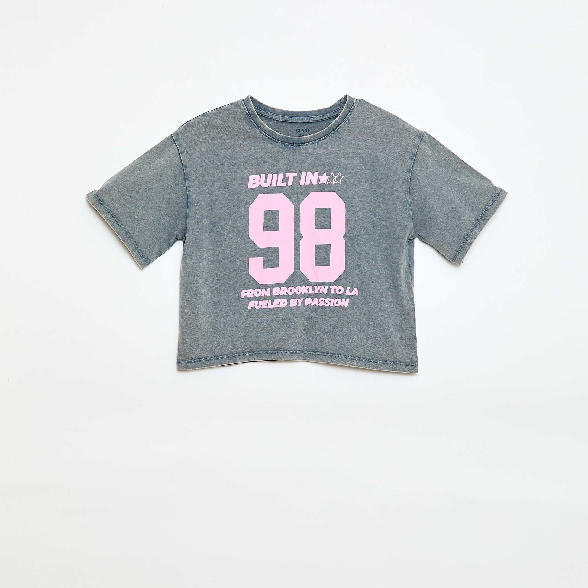 T-shirt esprit américain GRIS