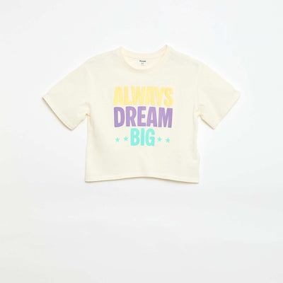 T-shirt esprit américain BLANC
