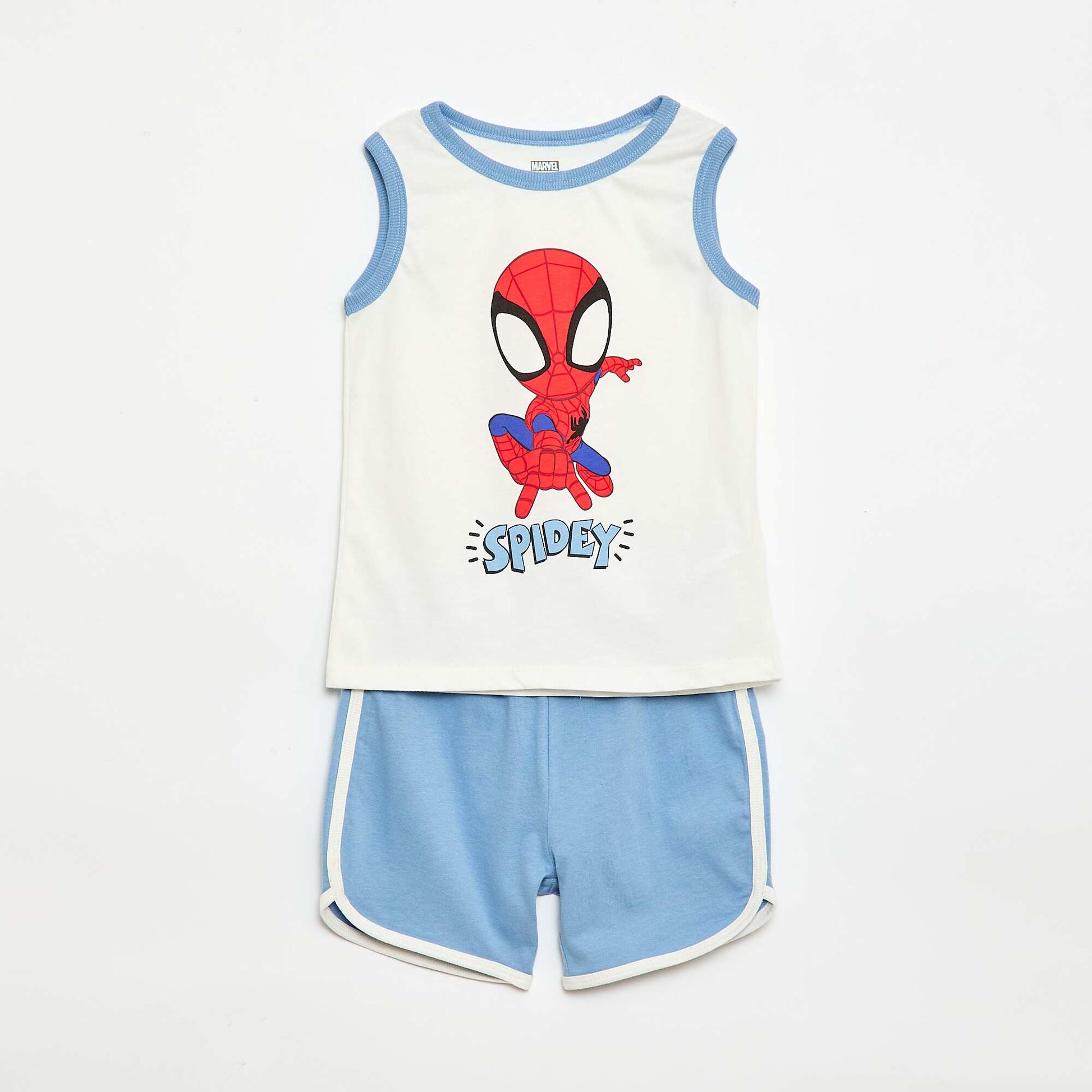 Pyjama short 'Marvel' 'Spider-Man' - 2 pièces BLANC
