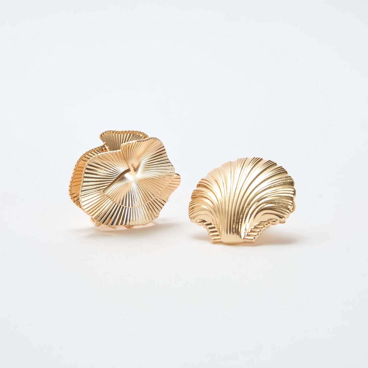 Lot de 2 pinces bijoux dorés JAUNE