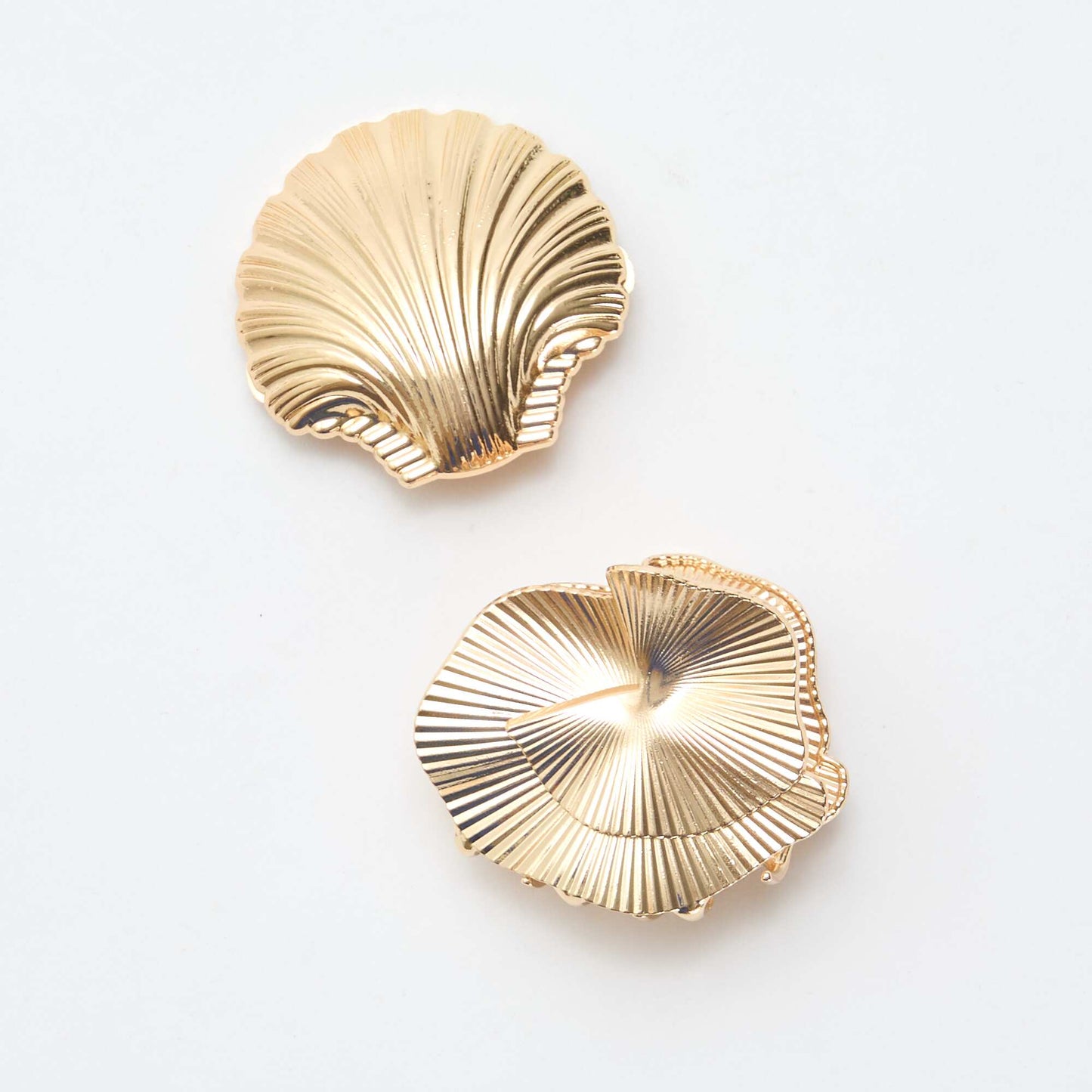 Lot de 2 pinces bijoux dorés JAUNE