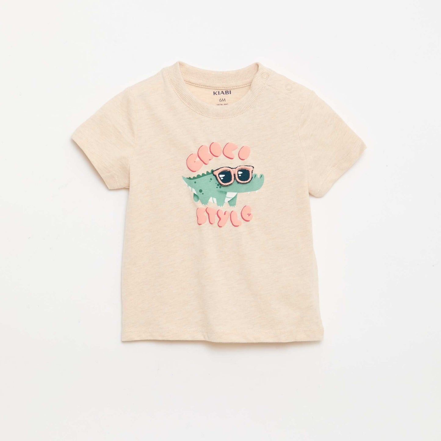 T-shirt avec imprimé animé BEIGE