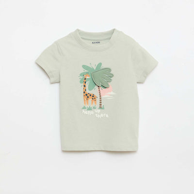 T-shirt avec imprimé animé VERT