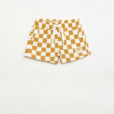 Short en baby Terry JAUNE
