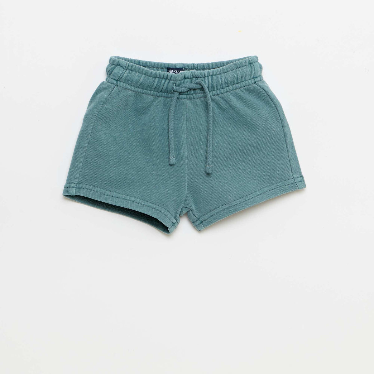 Ensemble 2 pièces tee-shirt brodé + short BLEU
