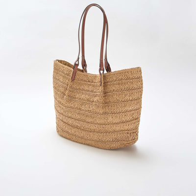 Sac cabas en paille BEIGE